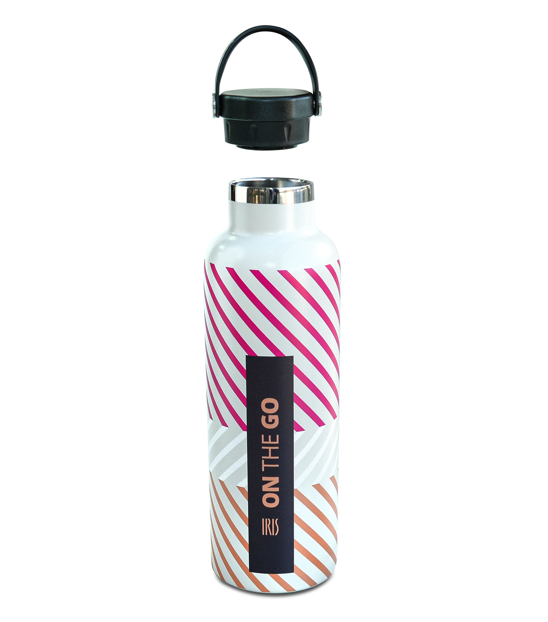 Botella Termo On The Go con franjas