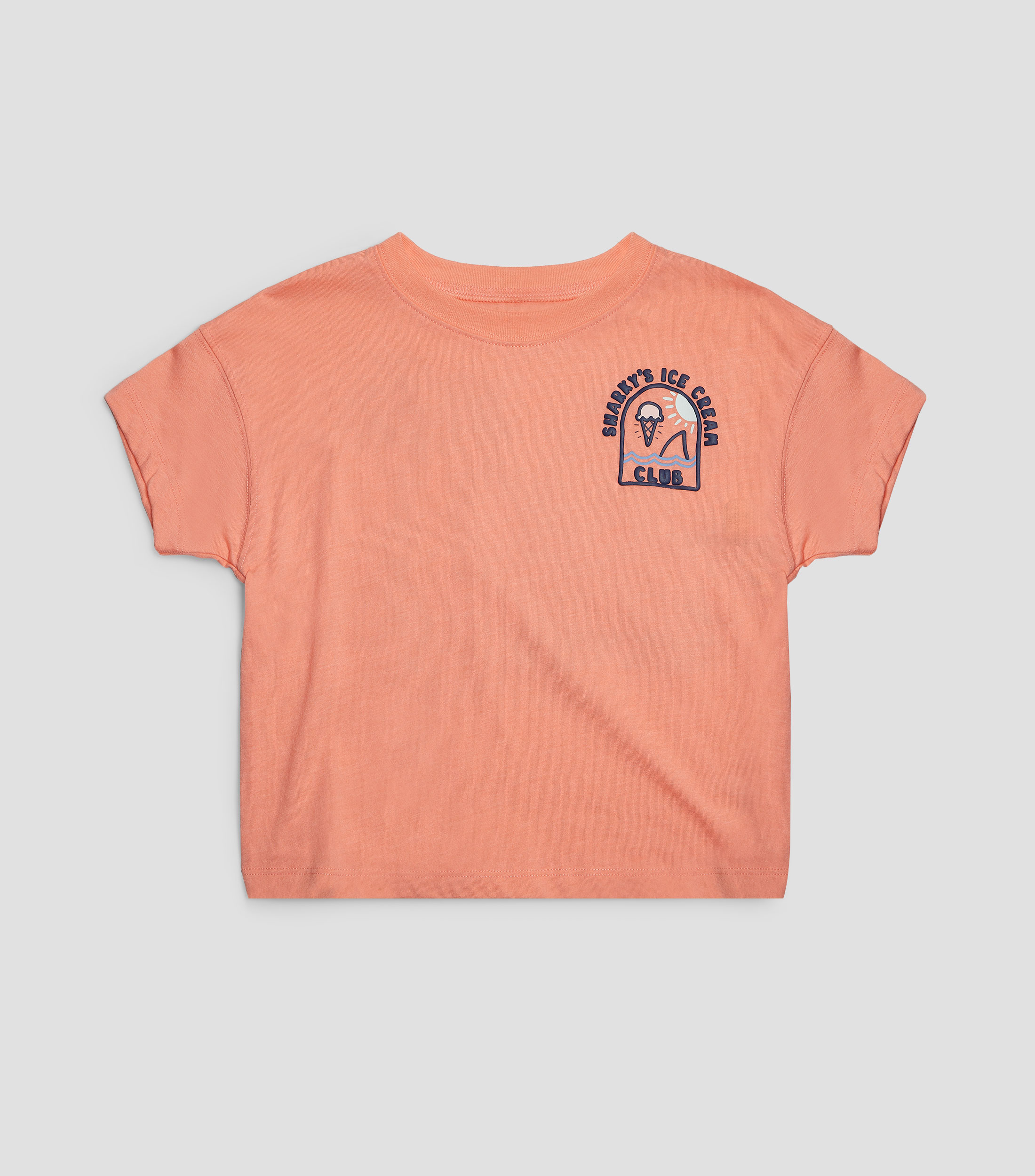 Playera cuello redondo manga corta estampado Niño