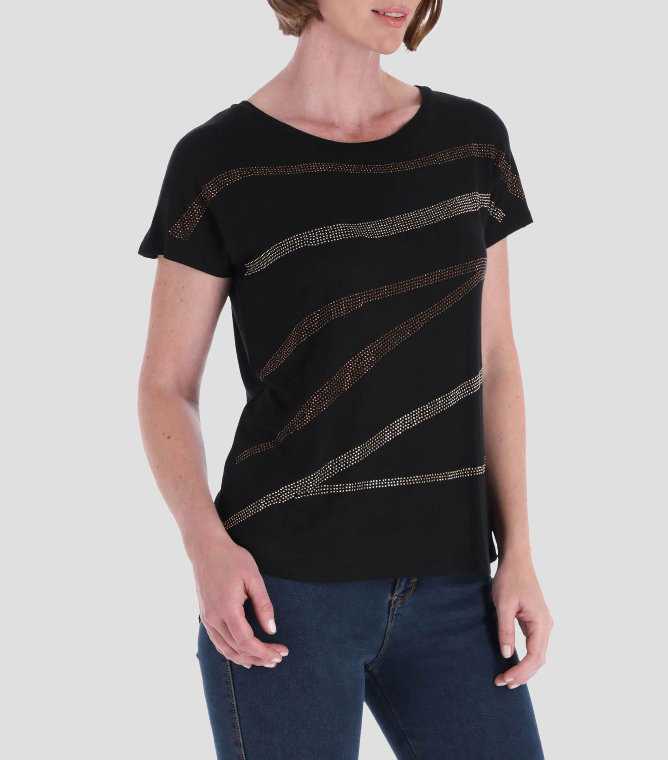 Blusa fantasía manga corta Mujer