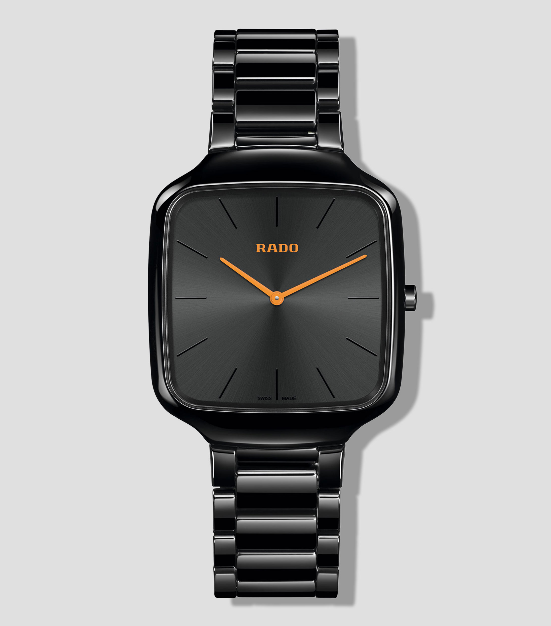 Reloj Unisex True Square Thinline casual negro