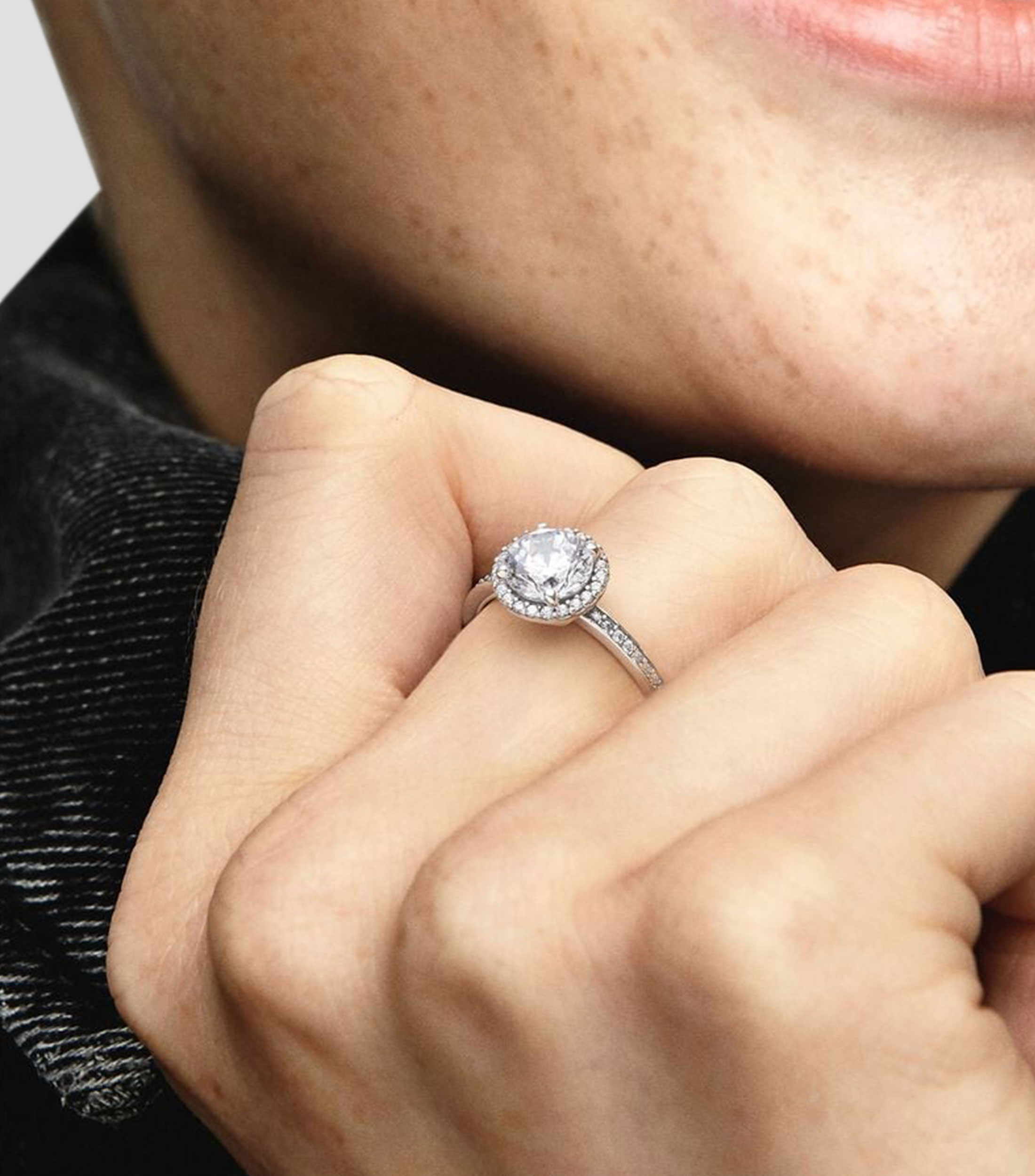 Anillo en plata de cóctel Mujer Talla: 54