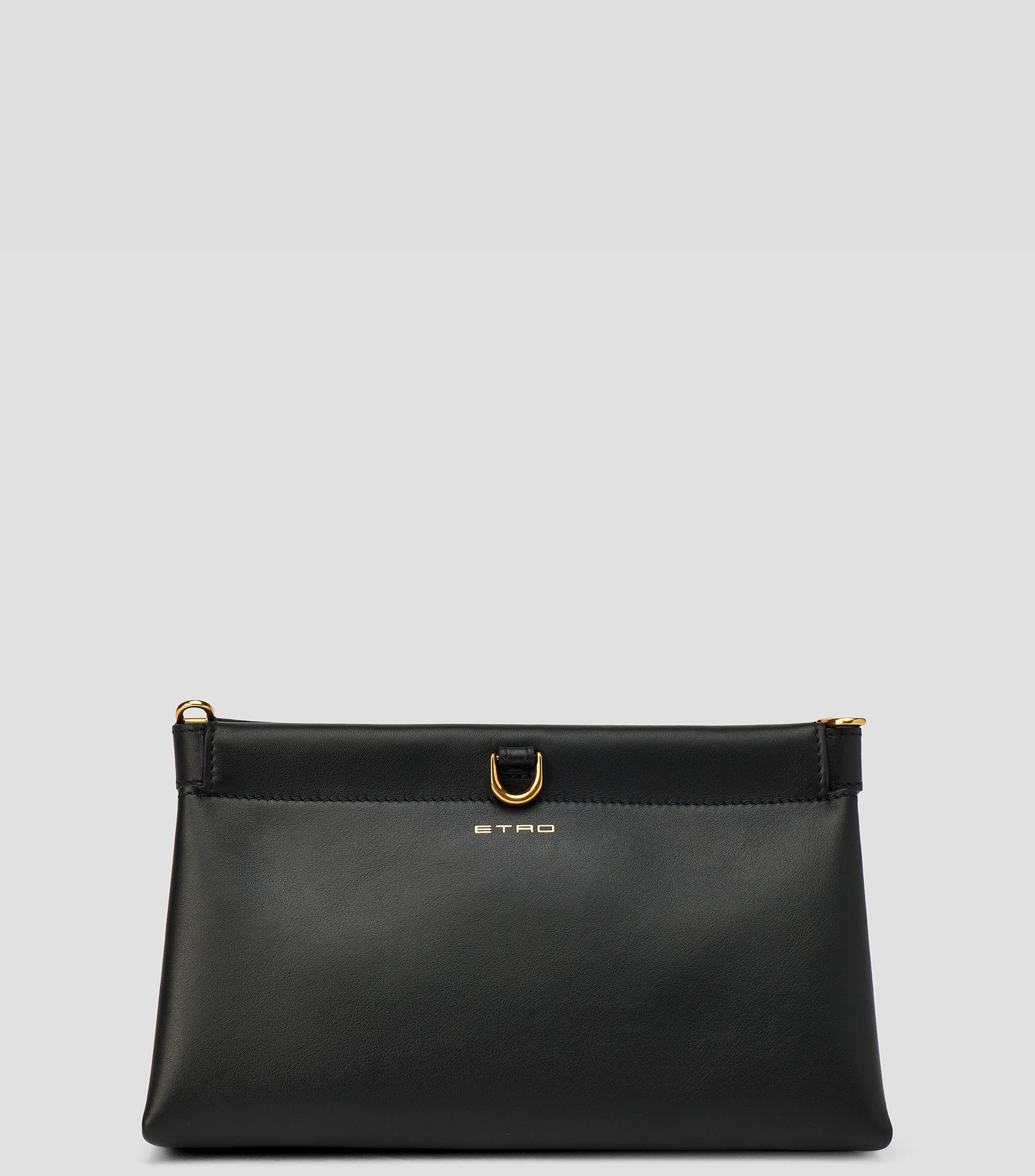 Bolsa Clutch en piel vacuna Talk XS lisa Mujer
