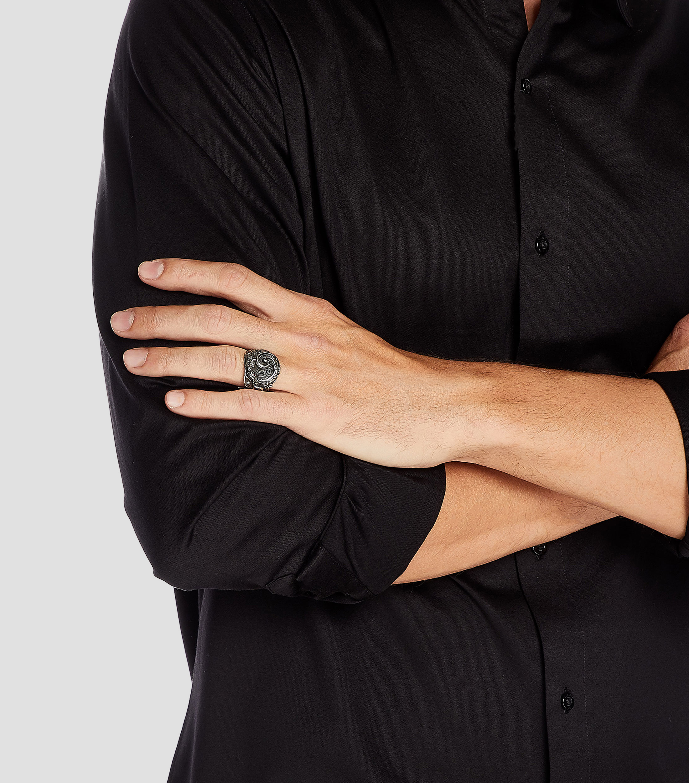 Anillo Fenix Bird en plata Hombre