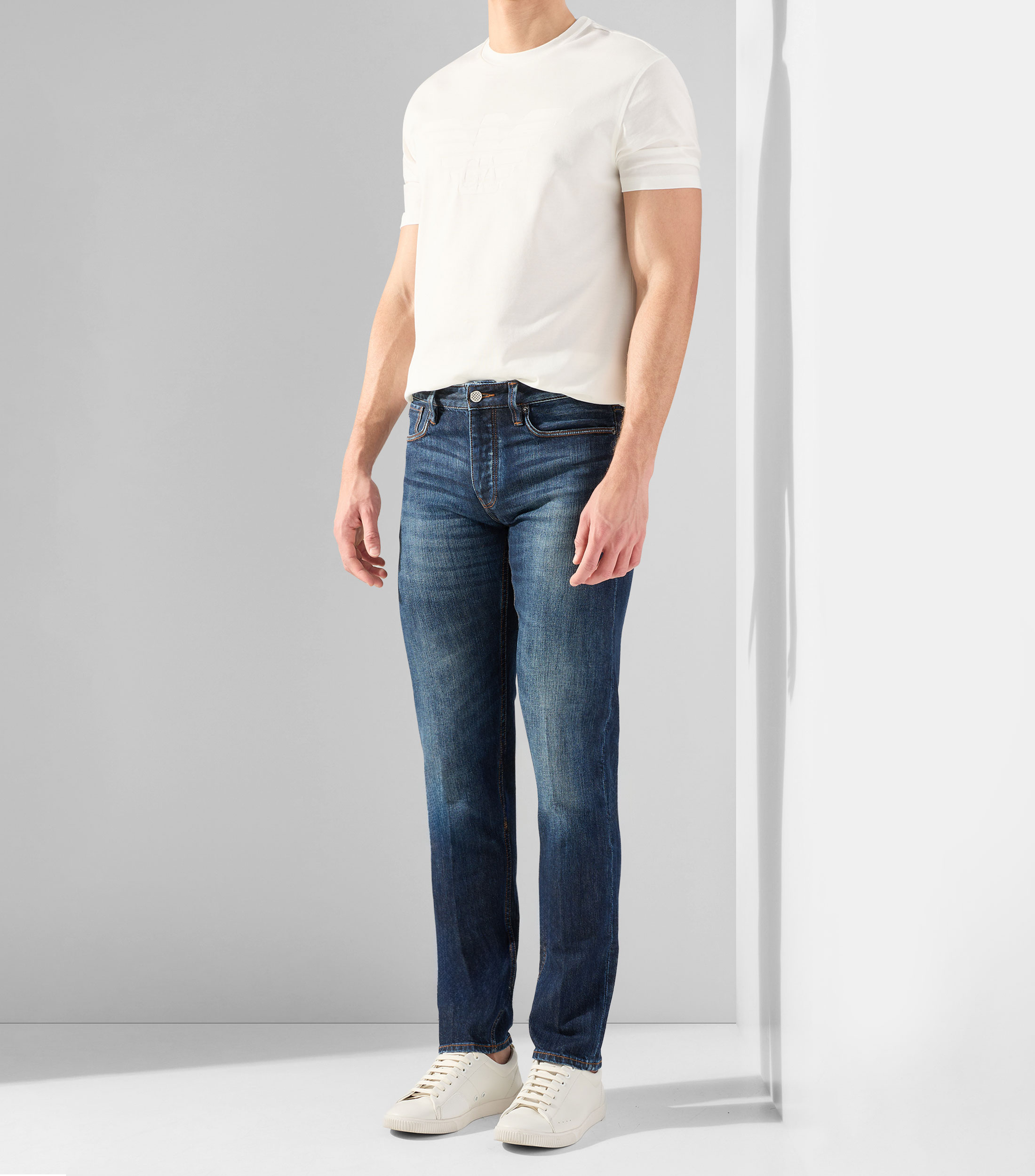 Jeans de corte slim Hombre