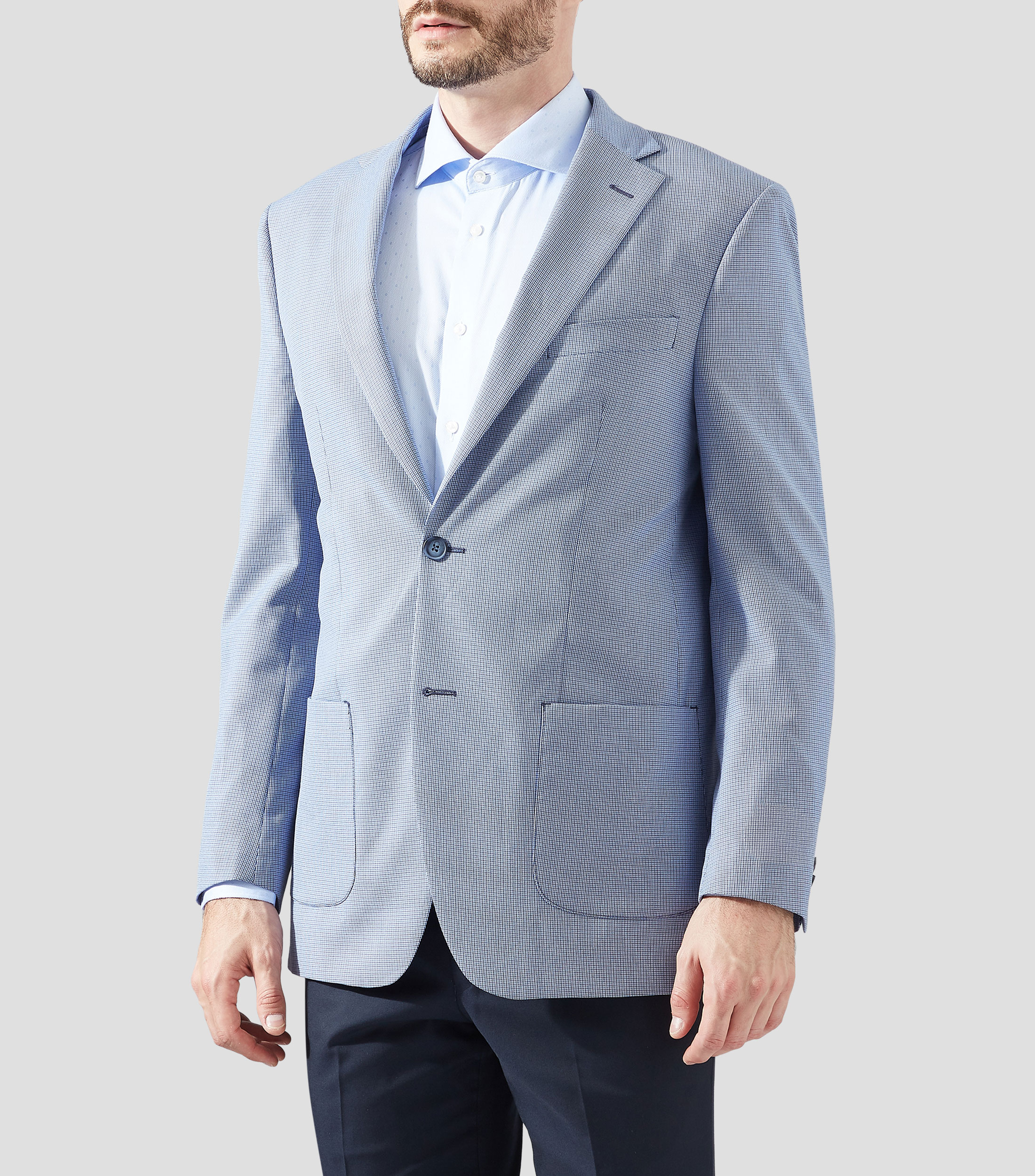 Saco Cuadros Hombre