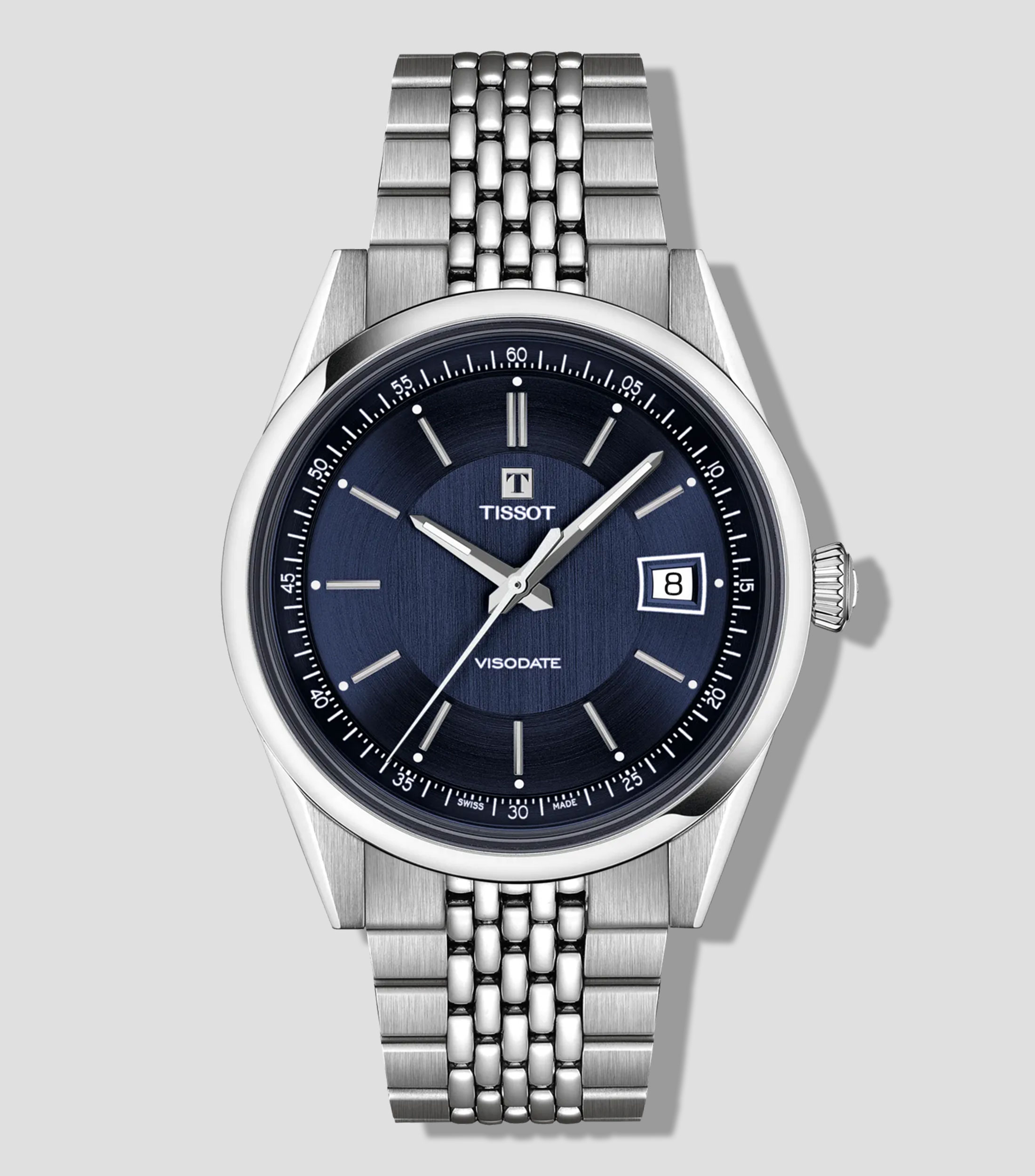 Reloj para Hombre Visodate casual plateado