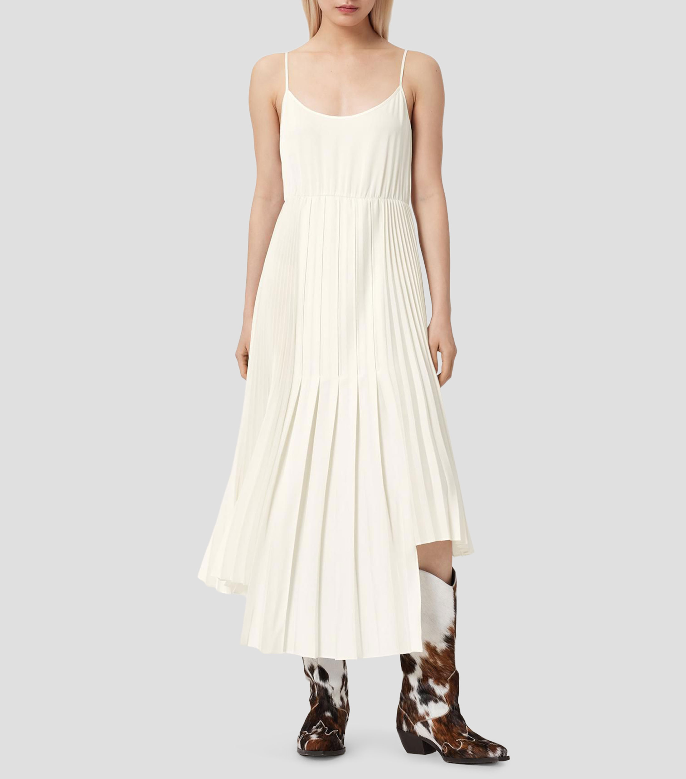 Vestido largo liso Lucille Mujer