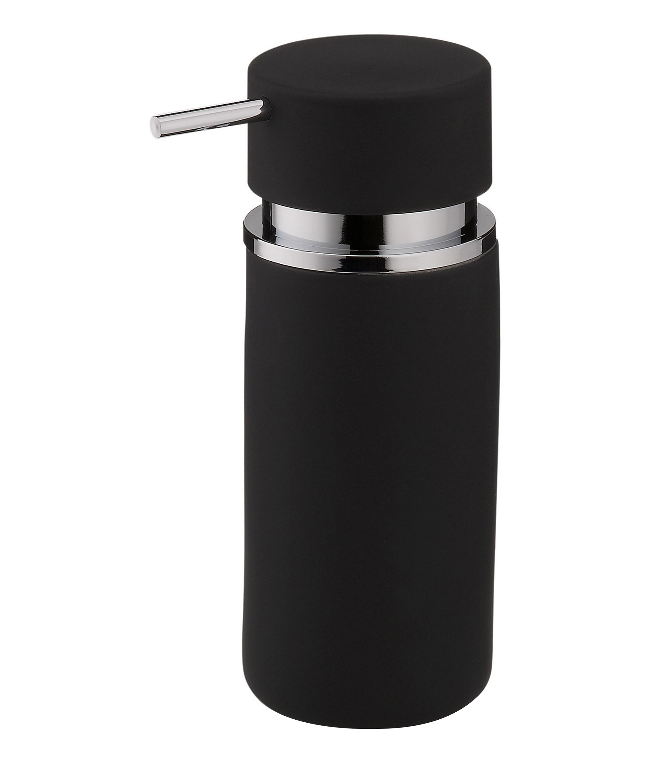 Dispensador de jabón negro