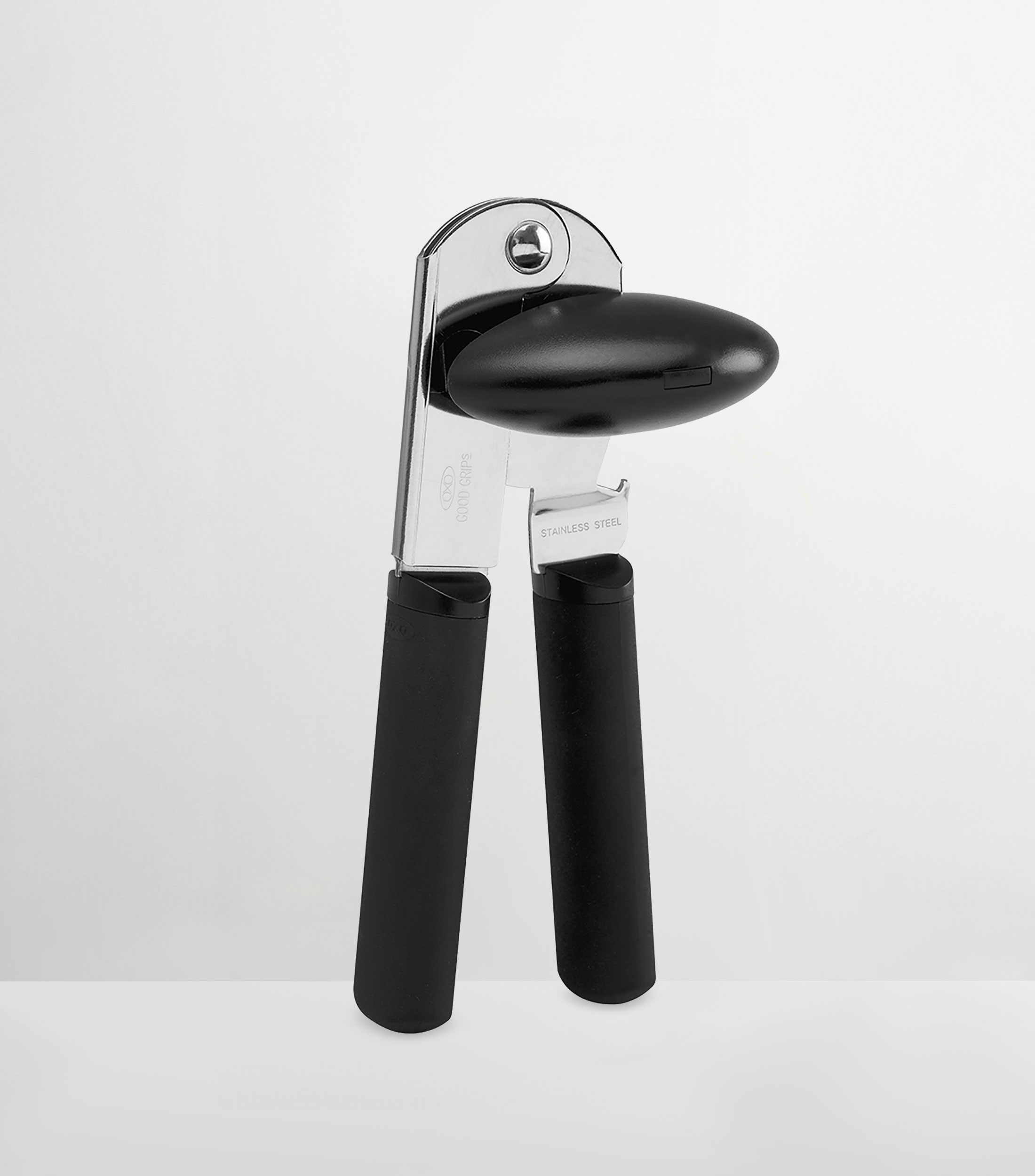 Abrelatas Good Grips plateado con negro