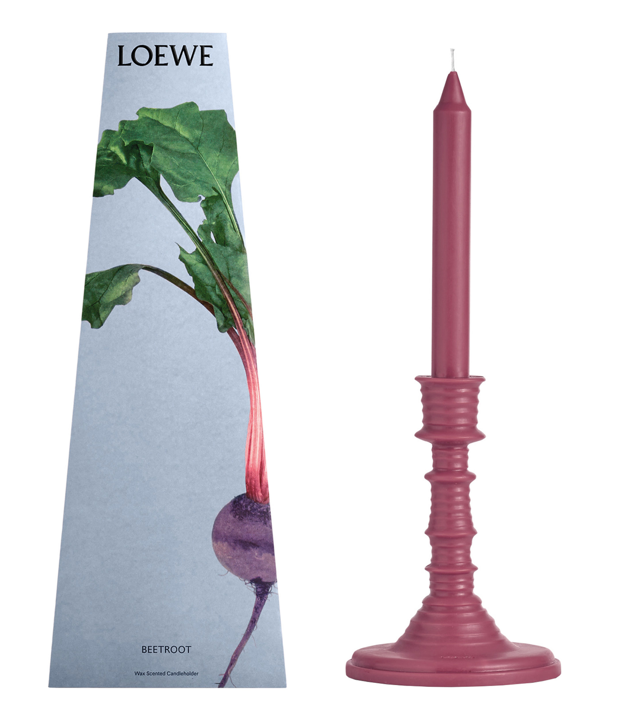 LOEWE HS BEETROOT WAX CANDLEHOLDER