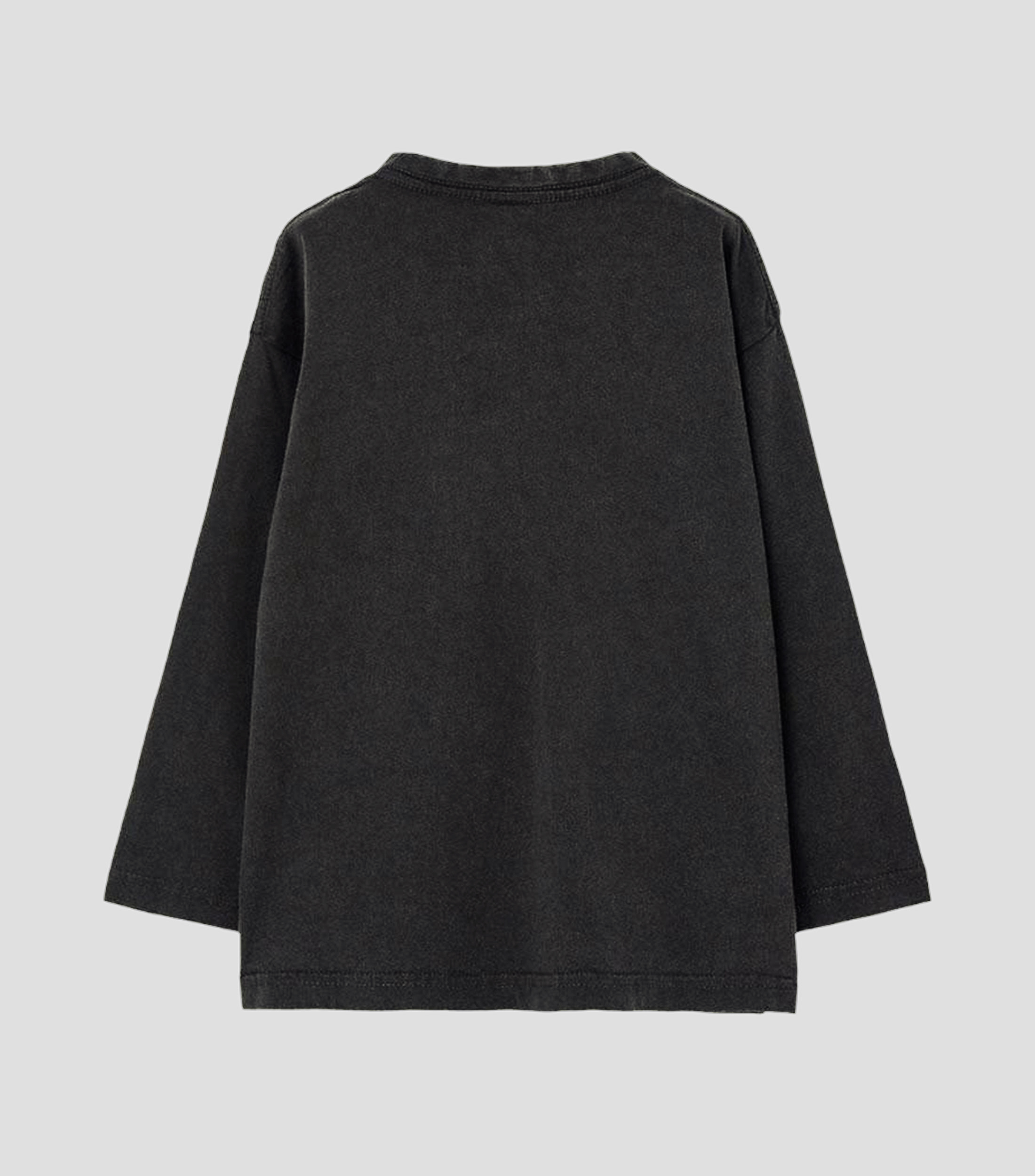 Playera cuello redondo manga larga liso Niño