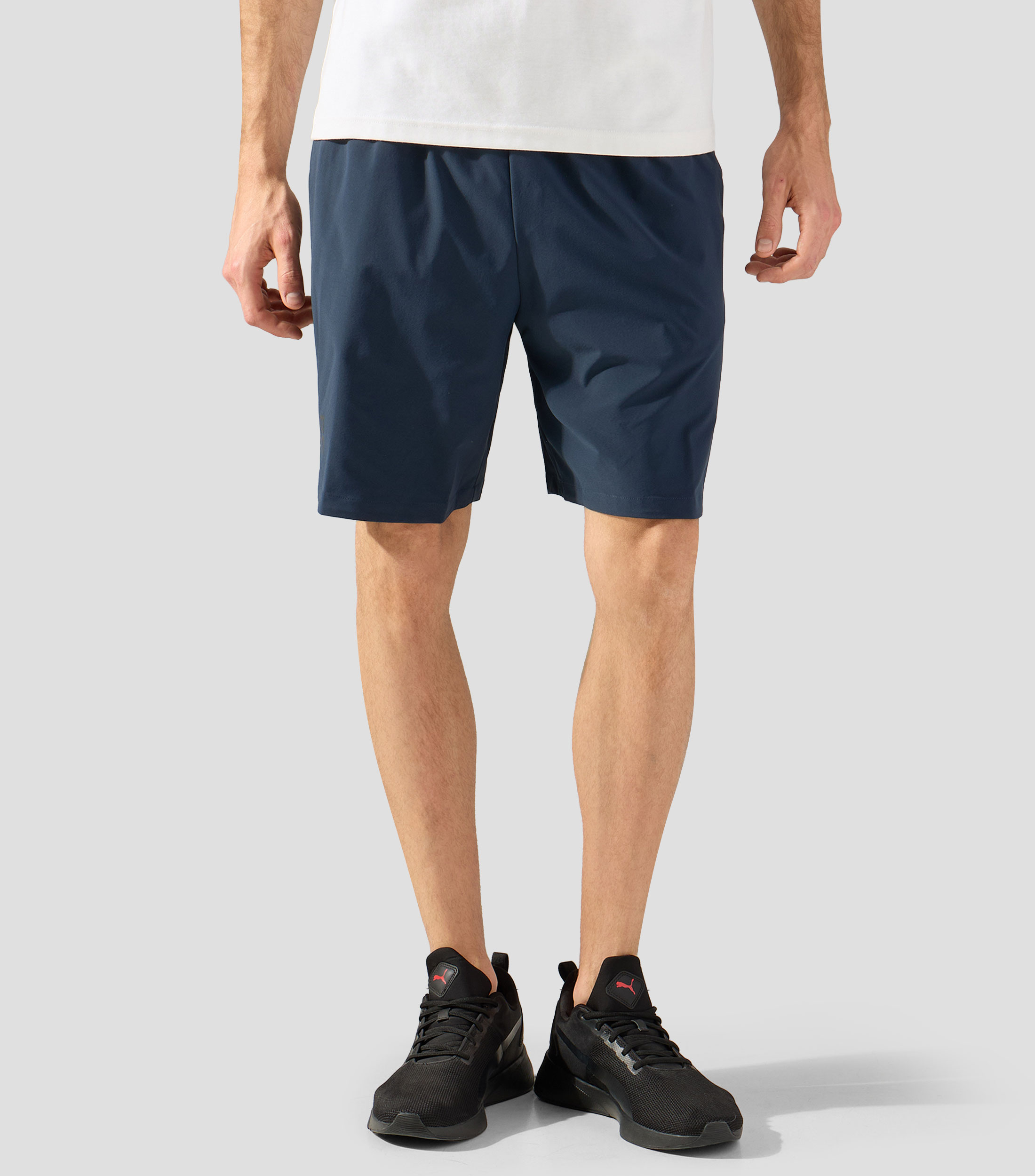 Short para correr liso Hombre