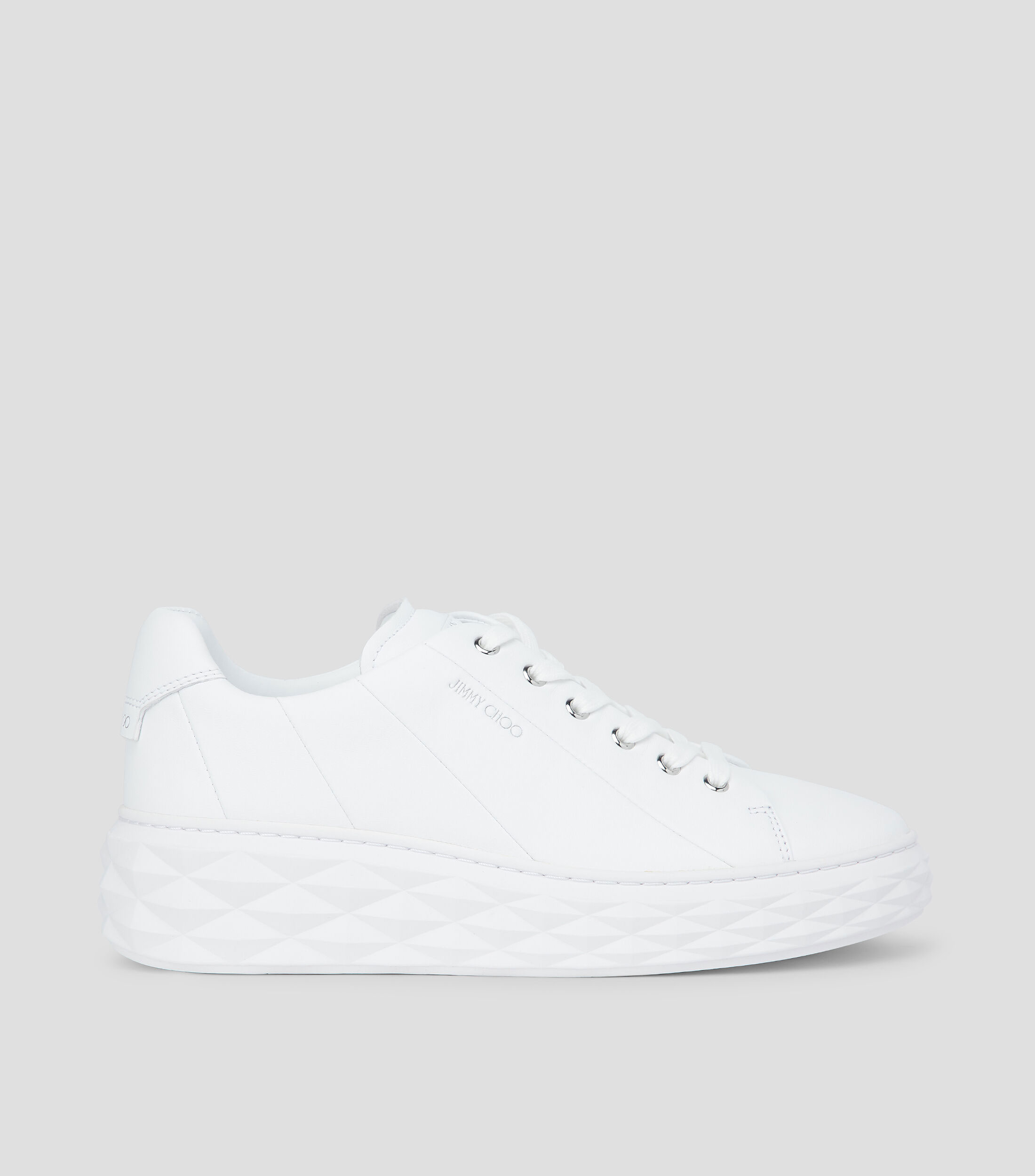Tenis casuales con plataforma Diamond Light en piel Mujer