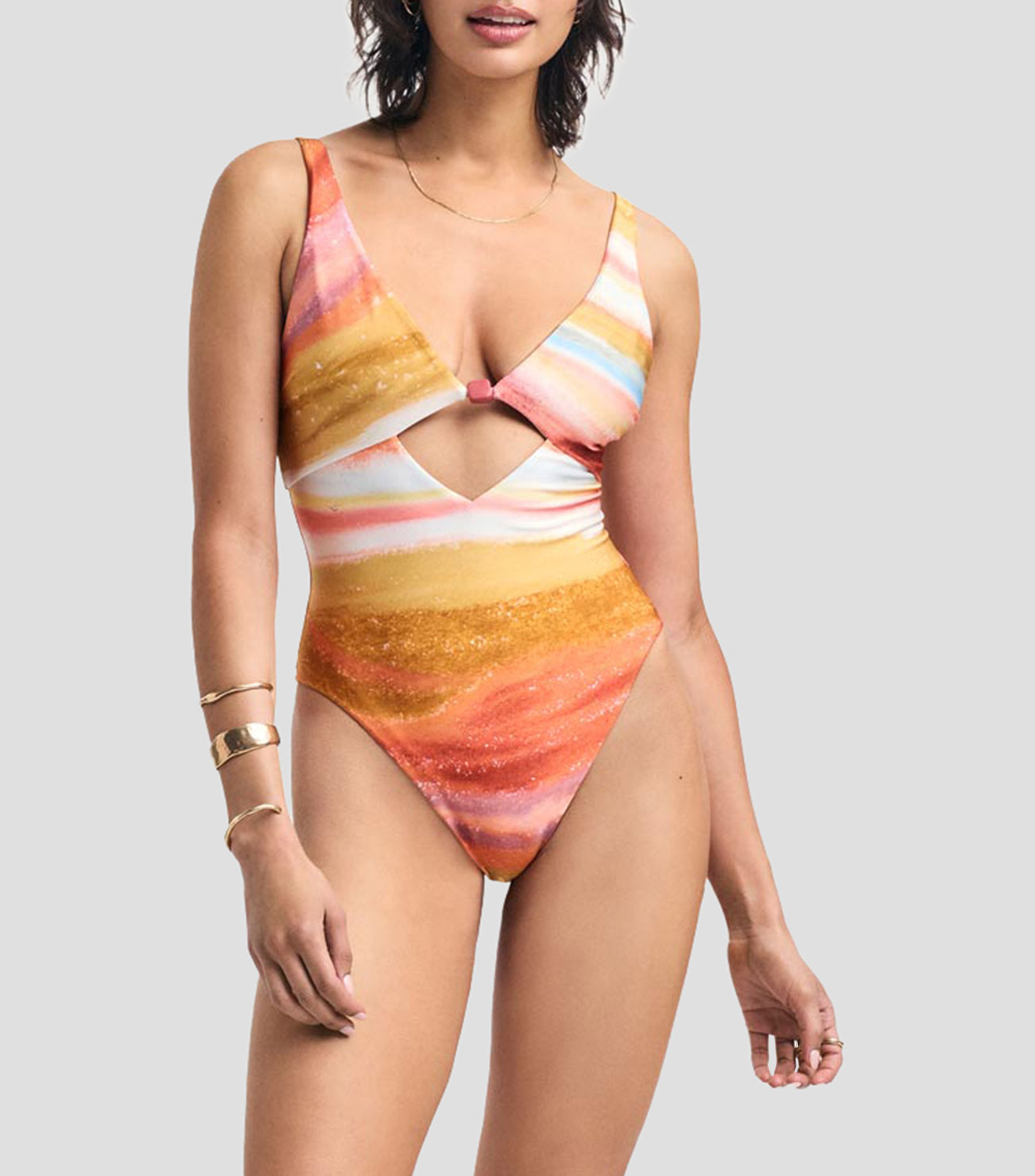 Traje de baño maillot Terra estampado Mujer
