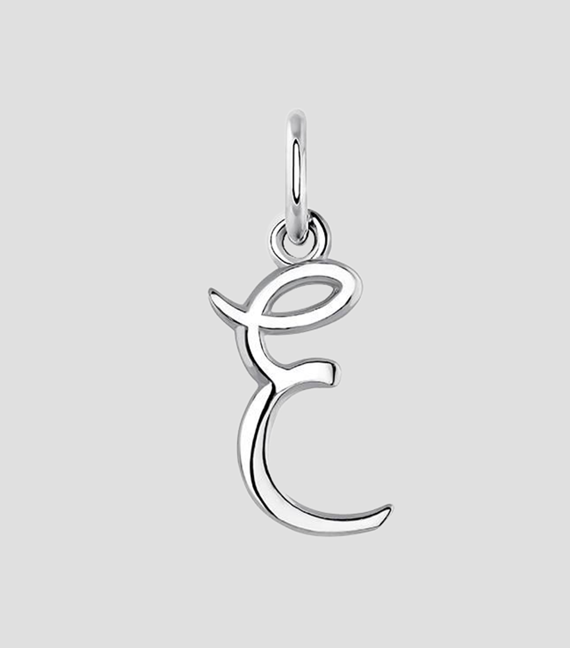 Charm letra E en plata .925 Yo Me Mi Mujer