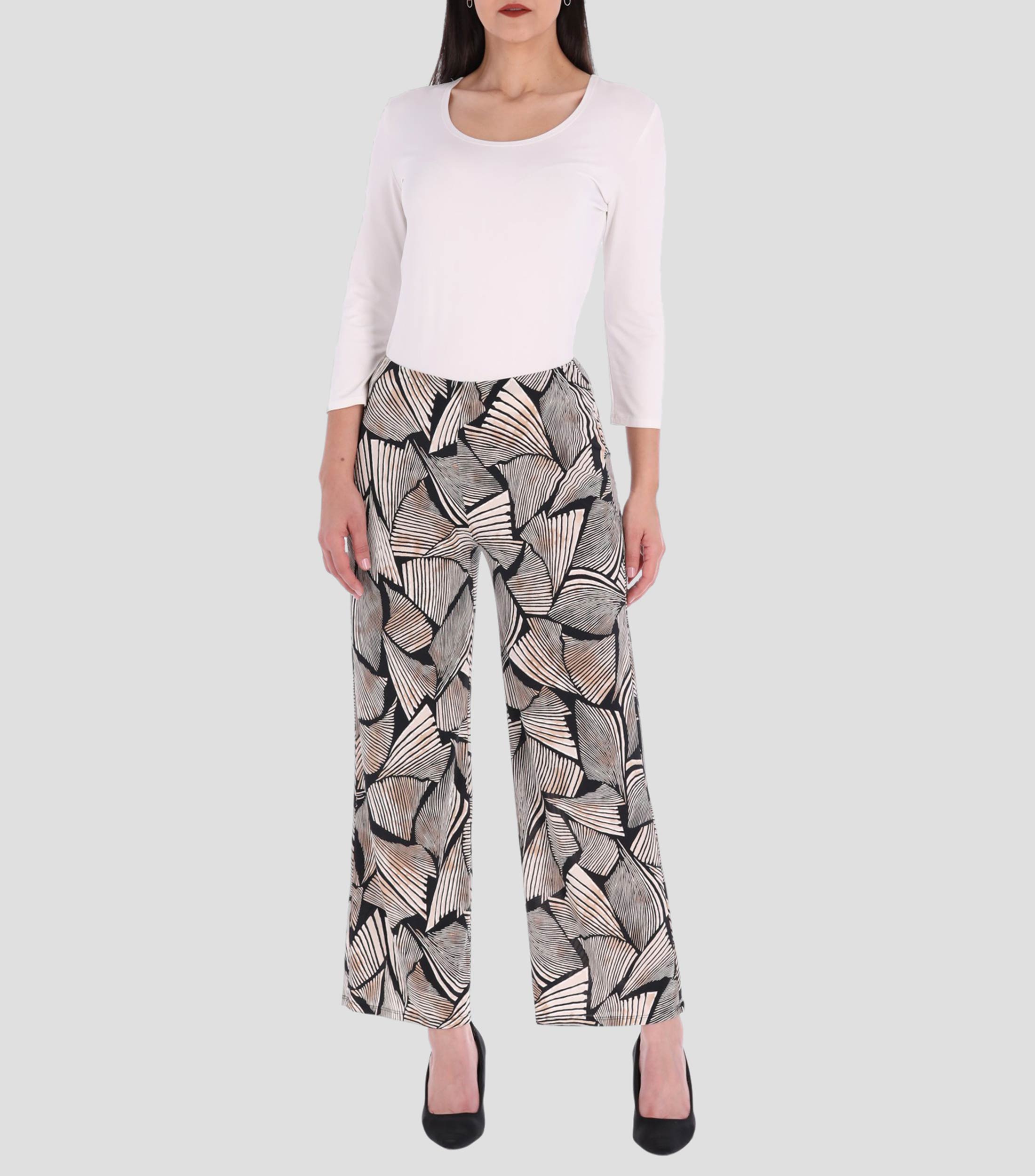 Pantalon casual estampado Mujer