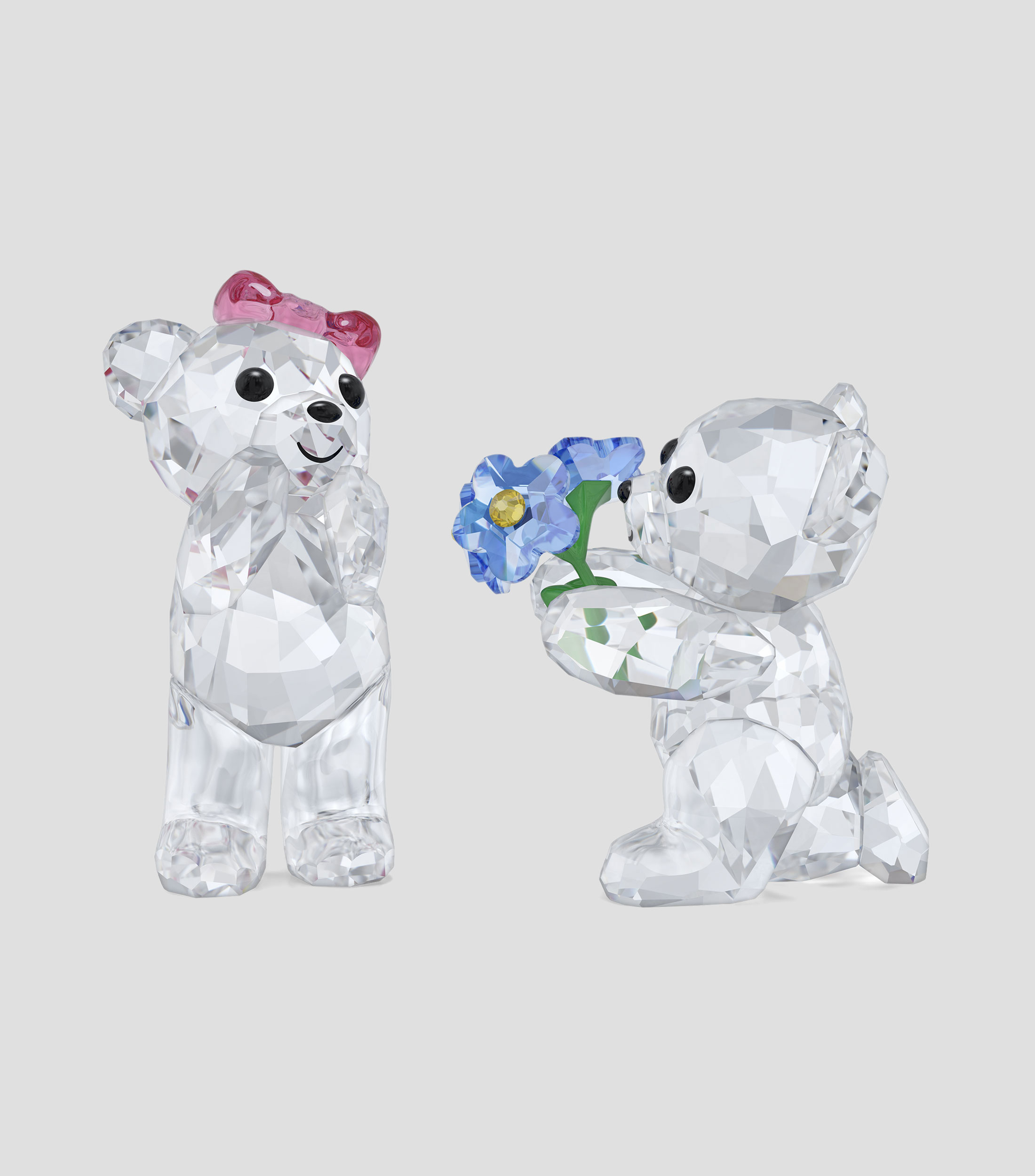 Figura decorativa Kris Bear I Adore You en cristal