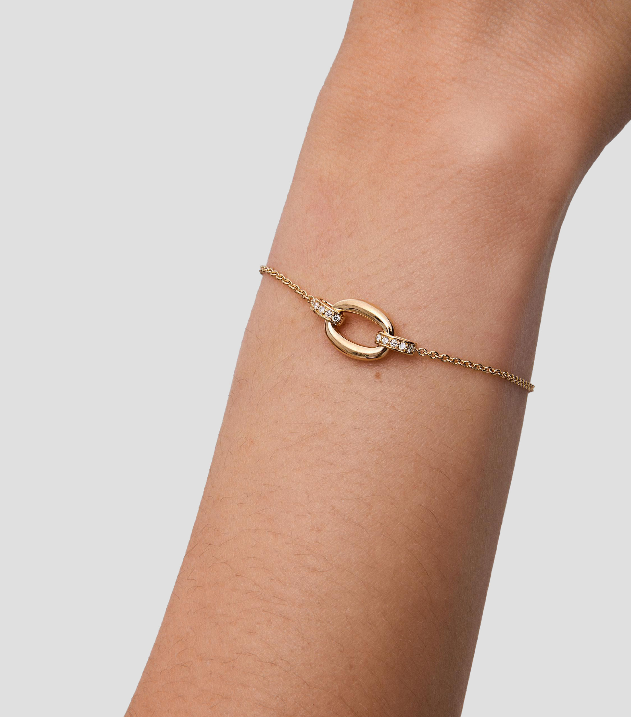 Brazalete en Oro amarillo de 18 Kilates Mujer