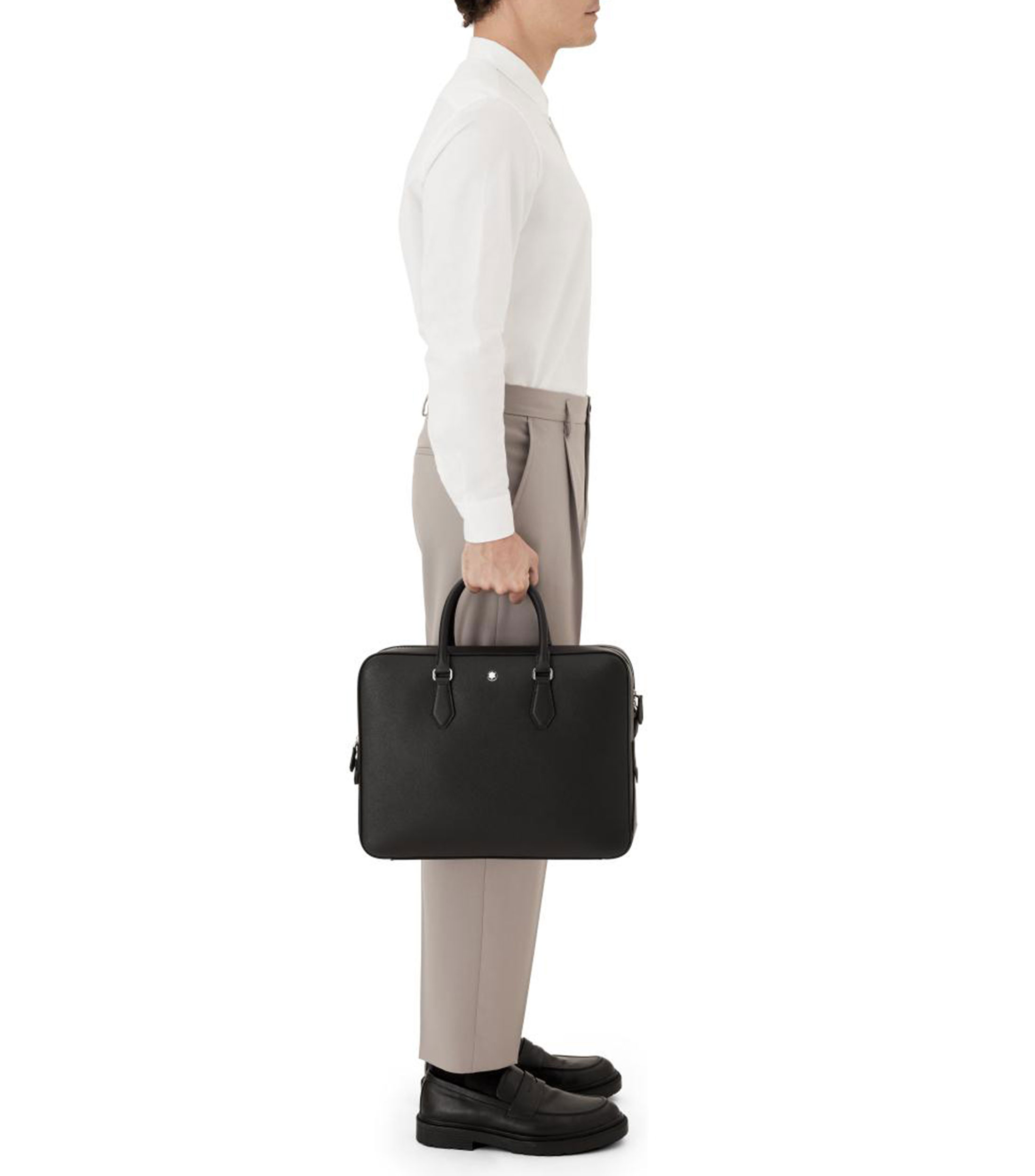 Montblanc Sartorial Maletín grande negro Unisex