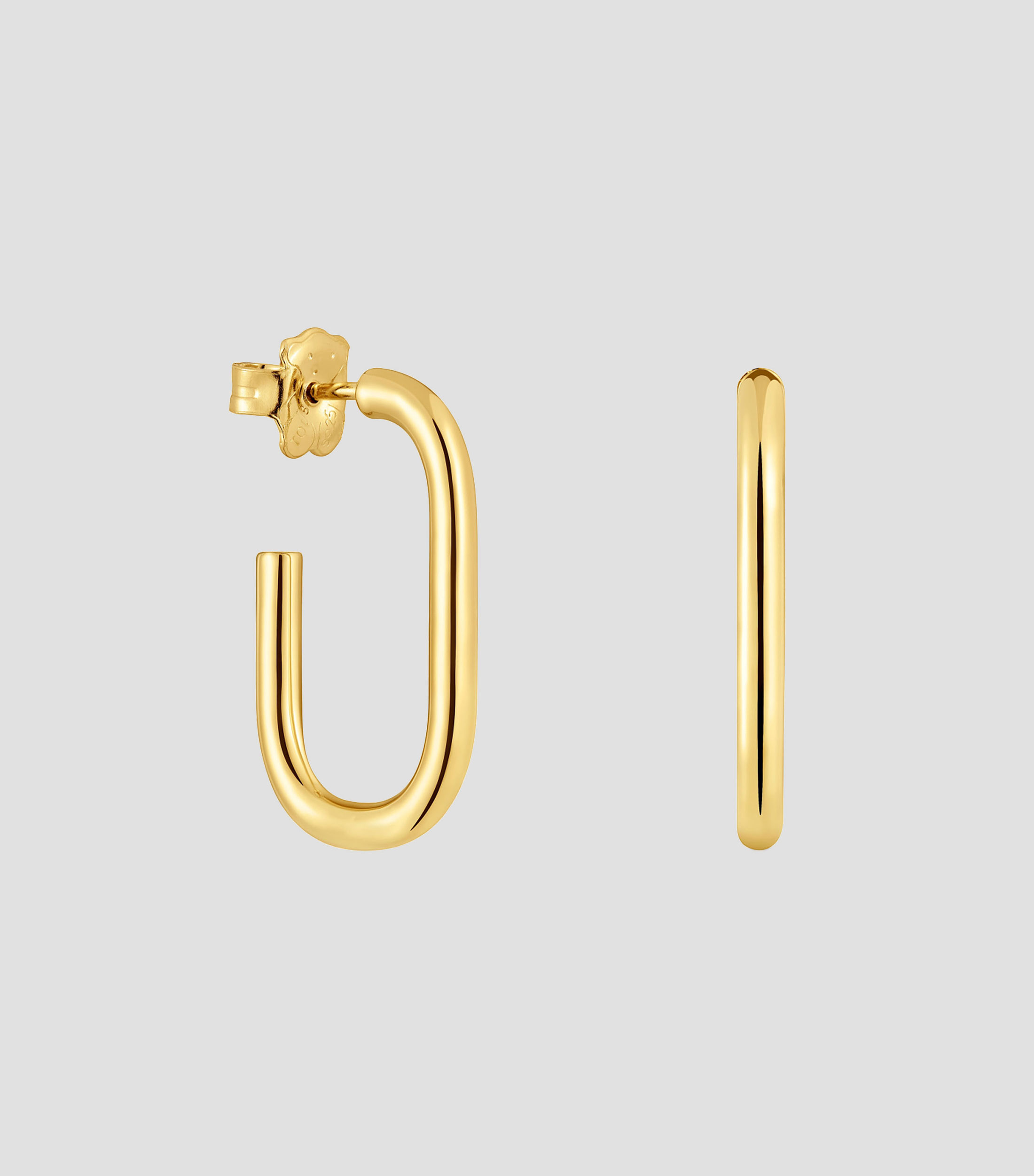 Aretes en Plata Aro largo Básicos Mujer