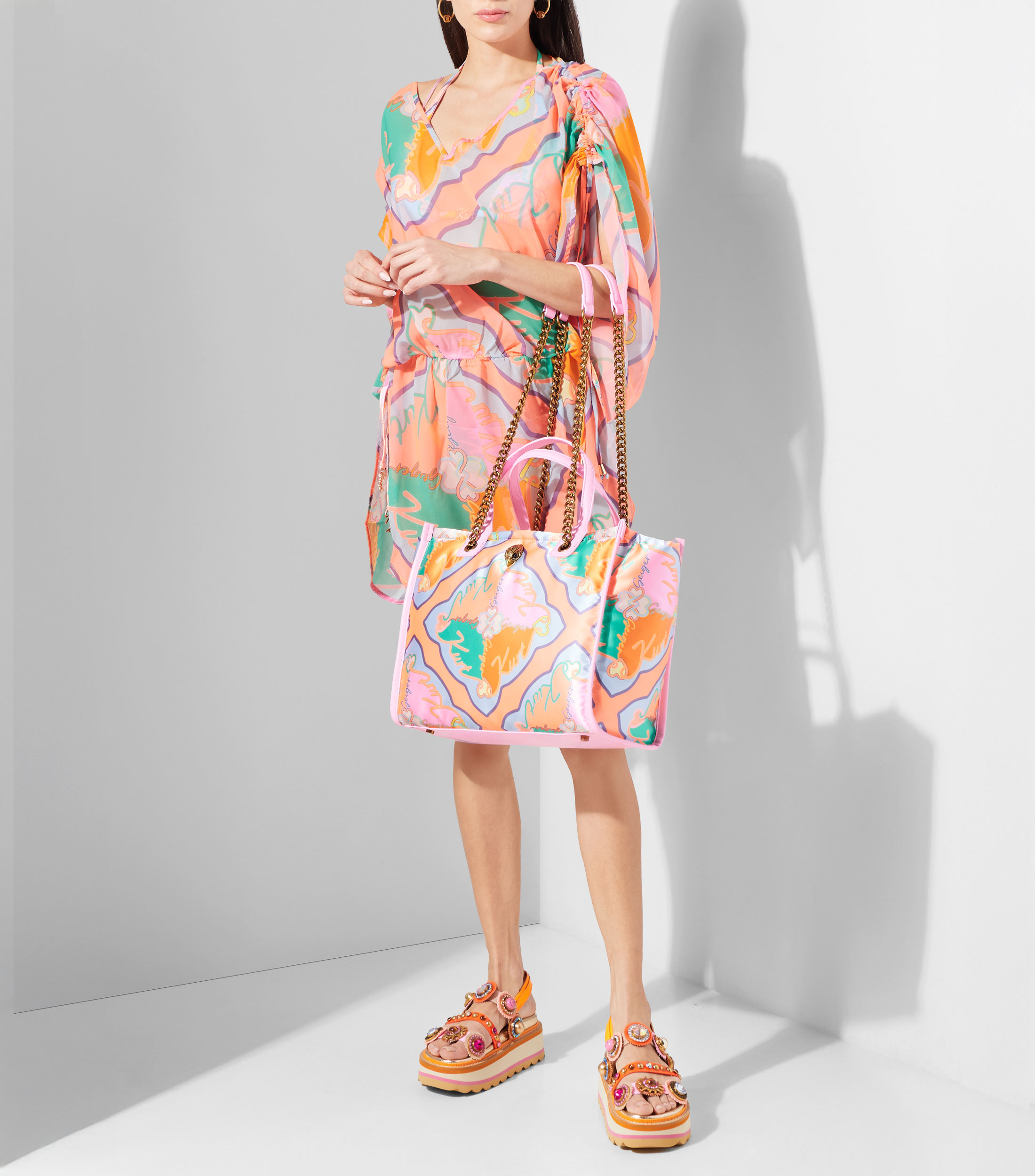 Bolsa tote shopper Hoxton estampada Mujer