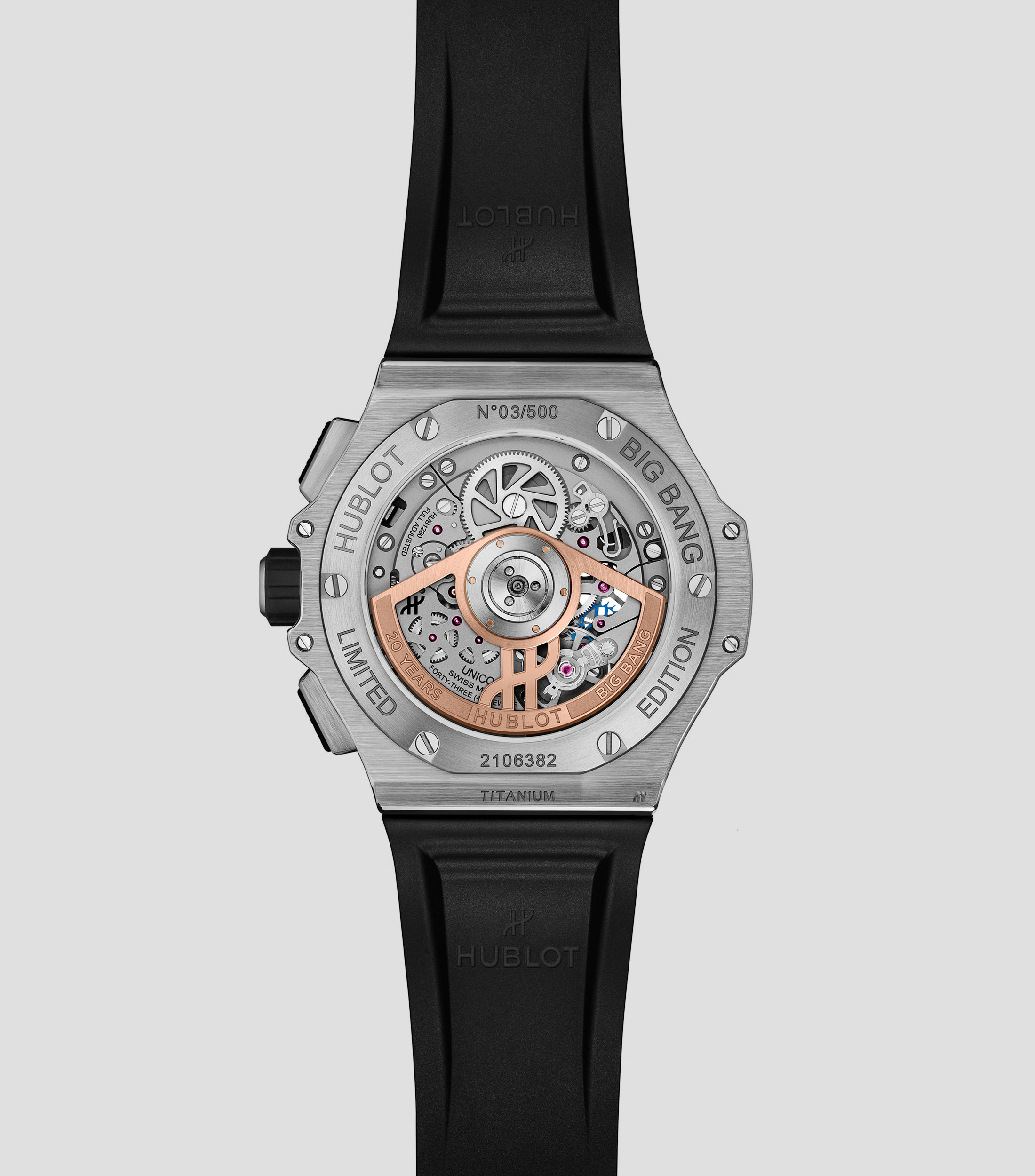 Reloj Unisex Big Bang 20 Aniversario Casual Negro