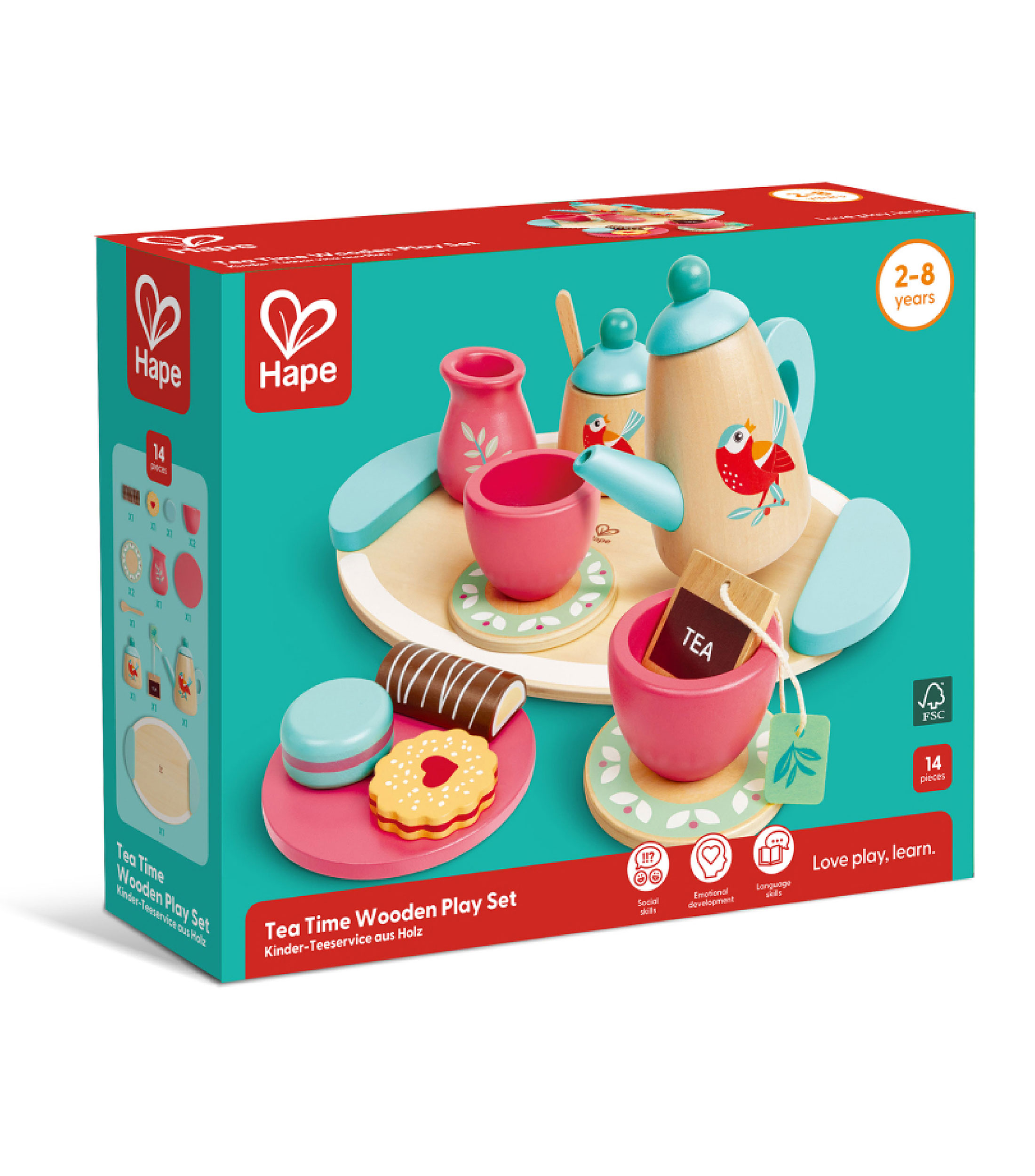 Playsets Juego de té de madera