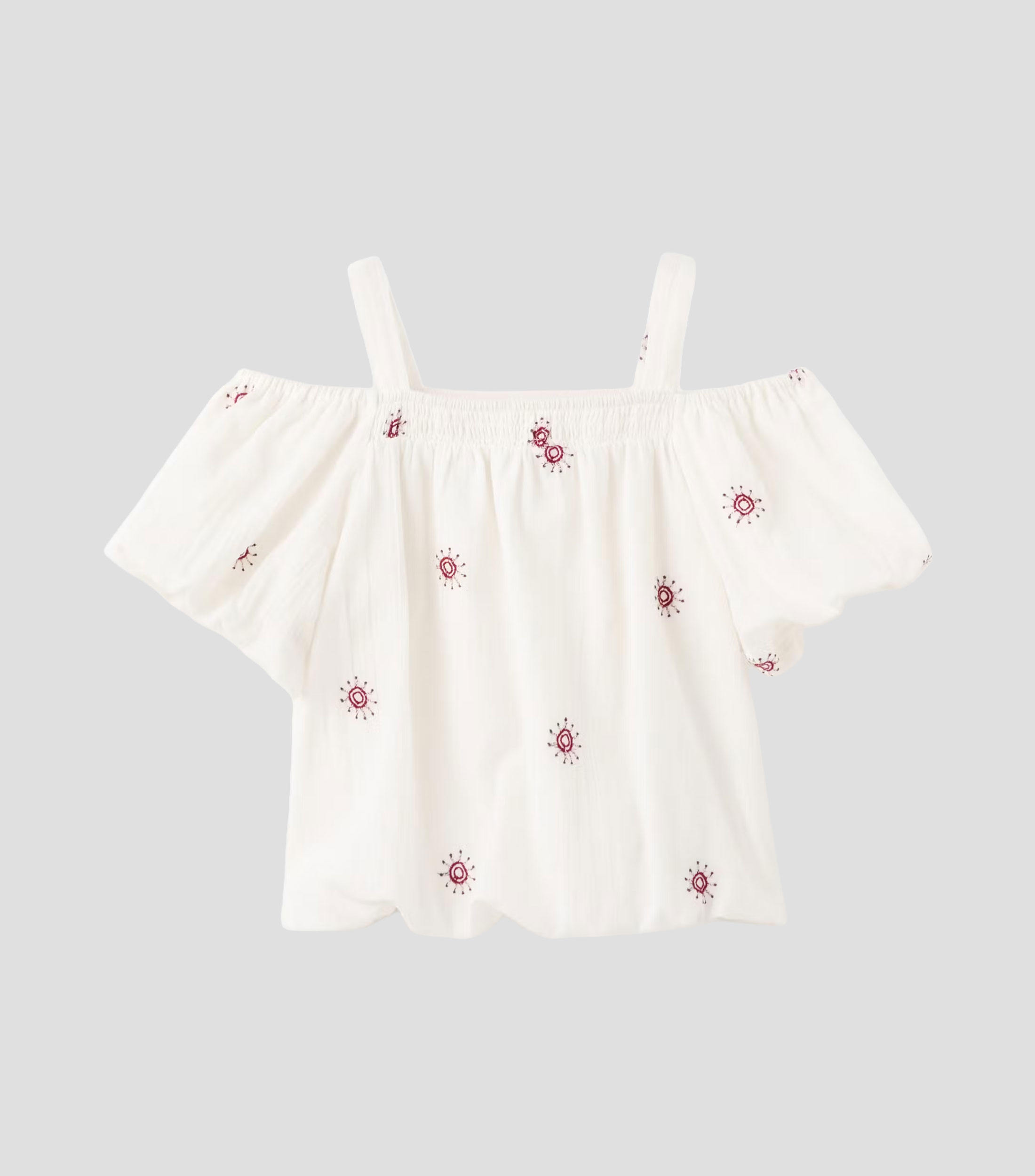 Blusa estampada manga corta Niña
