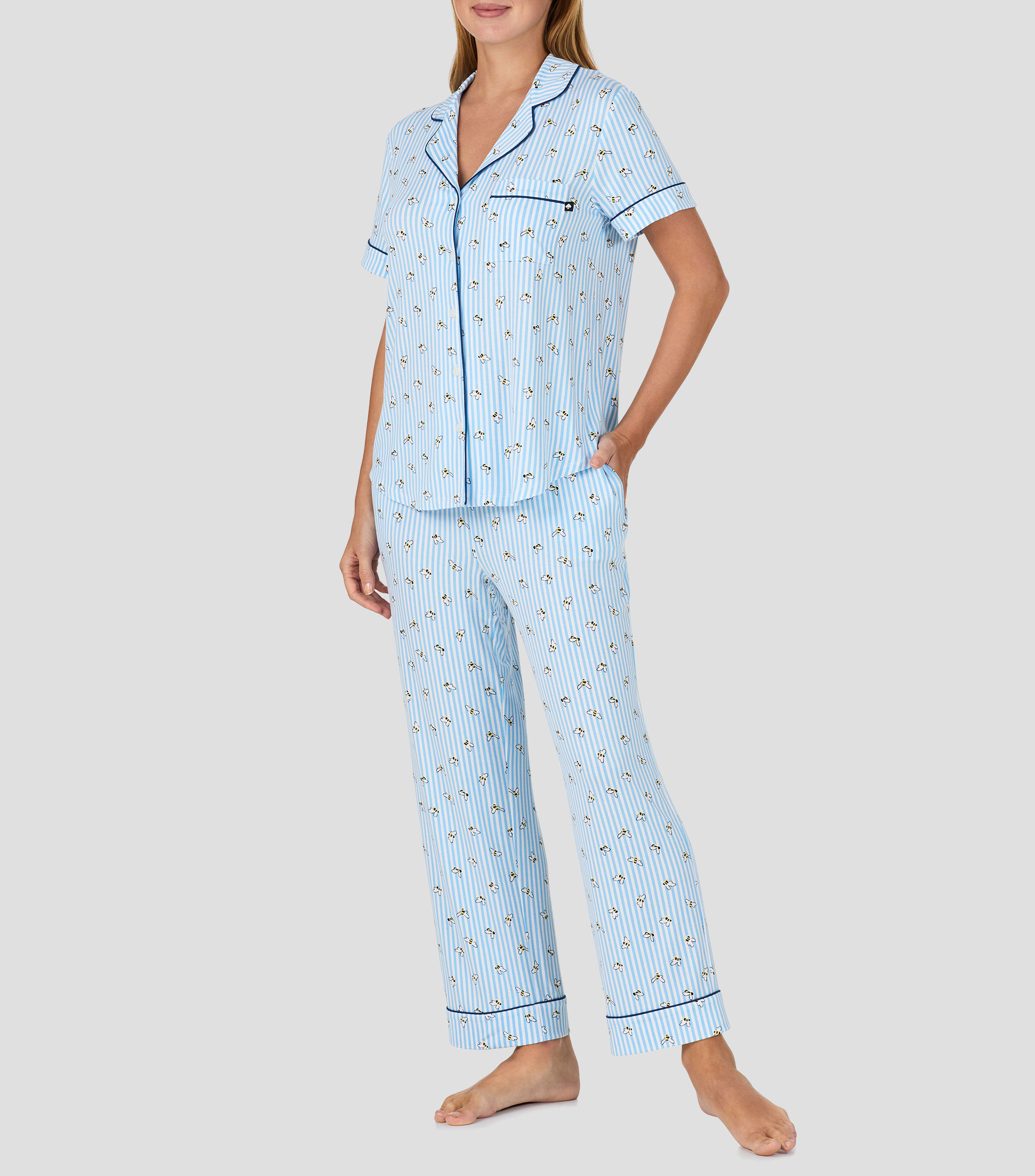 Pijama 2 Piezas rayas Mujer