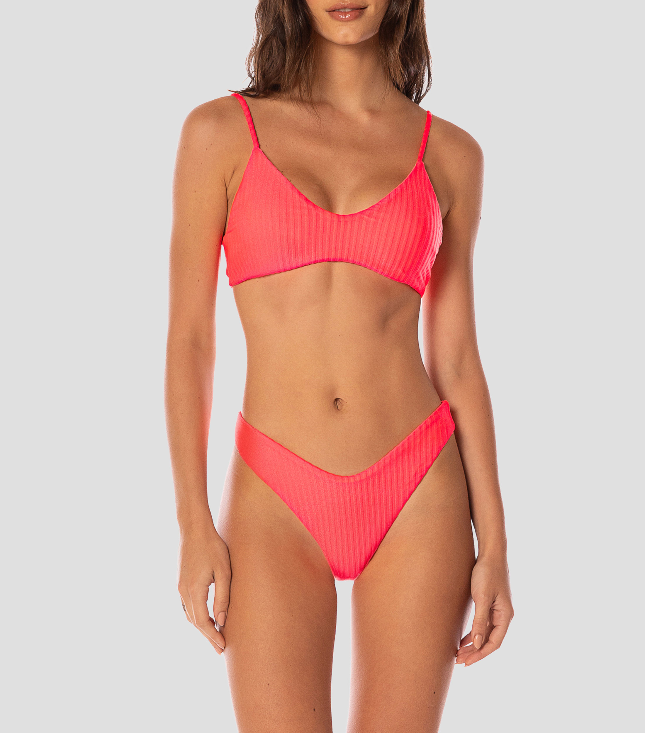 Bikini bottom rayas Mujer