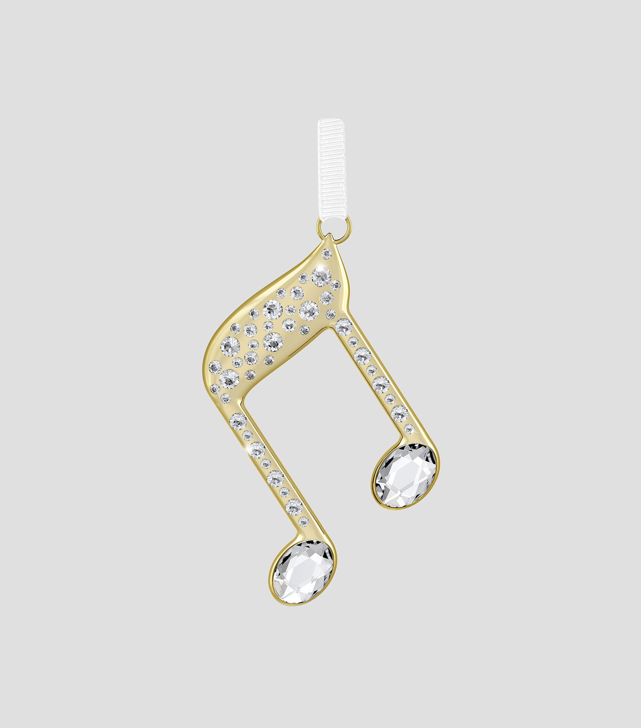Ornamento nota musical doble Holiday Magic