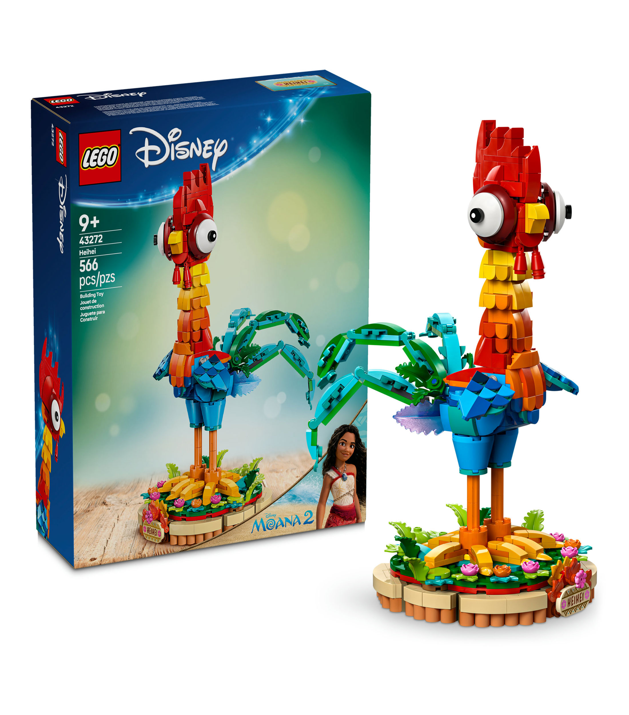 Lego Disney Moana 2 Heihei Modelo de Animal 43272