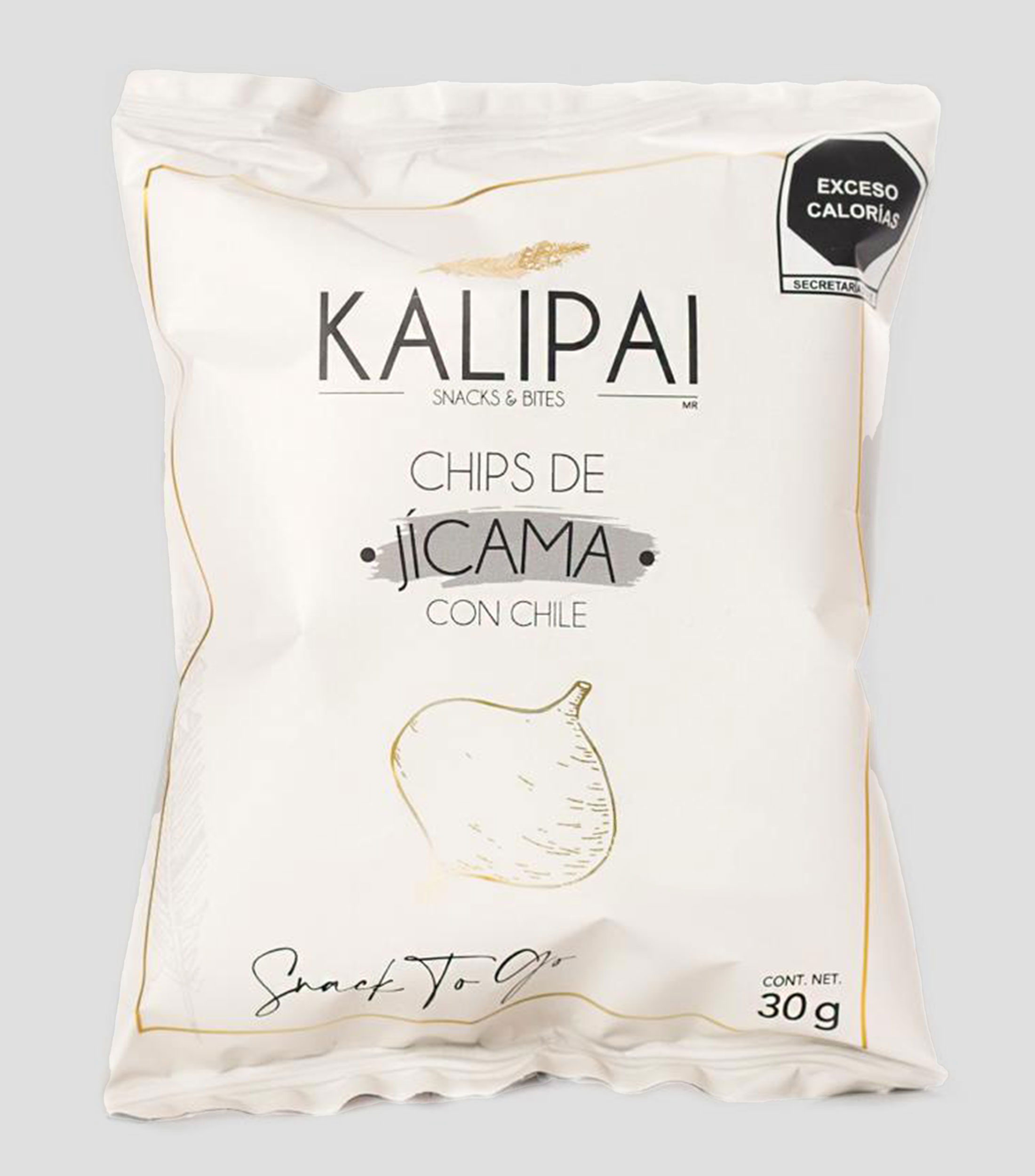 Chips de jícama con chile, 30 gr