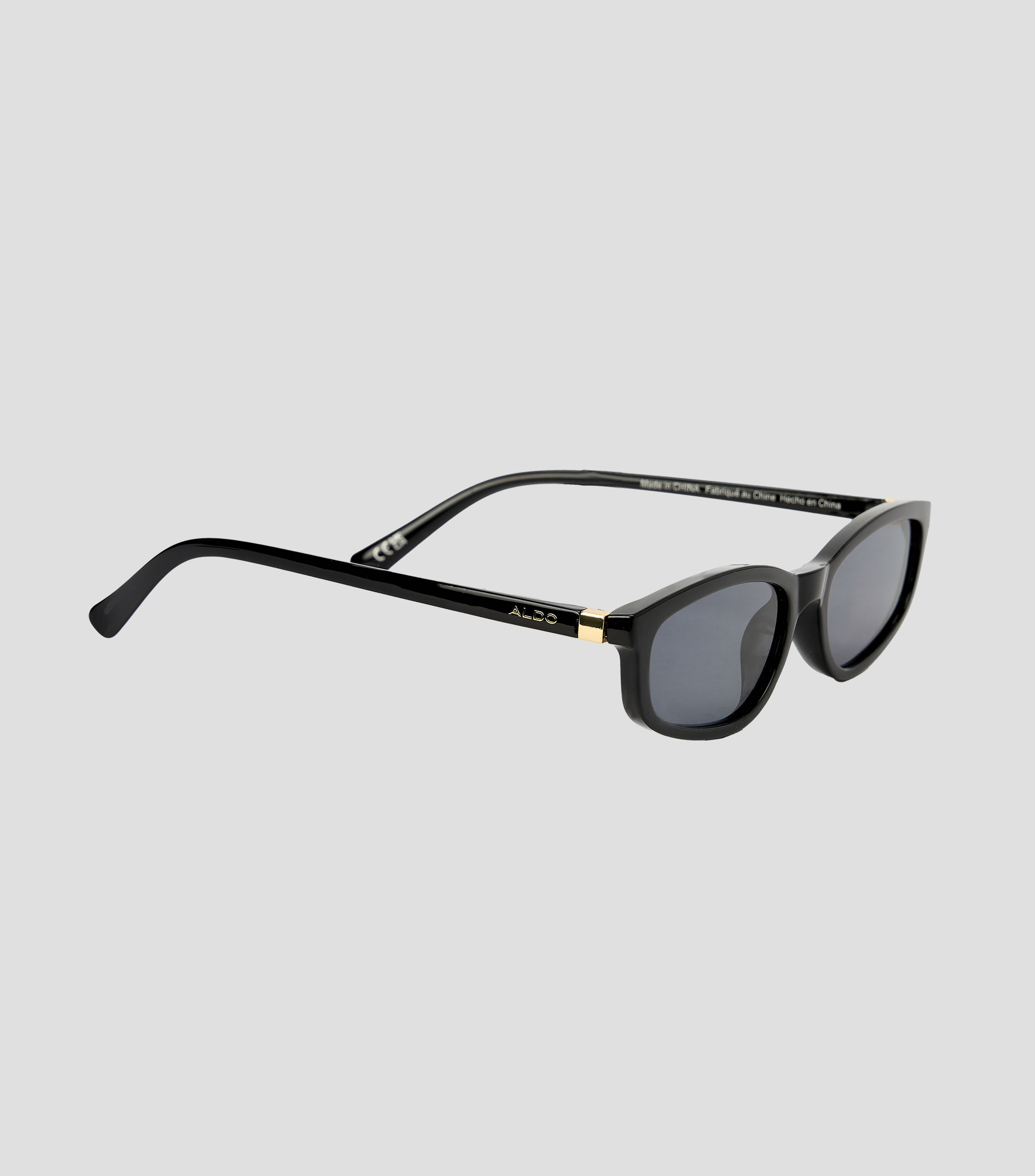 Lentes de sol ovalados lisos Mujer