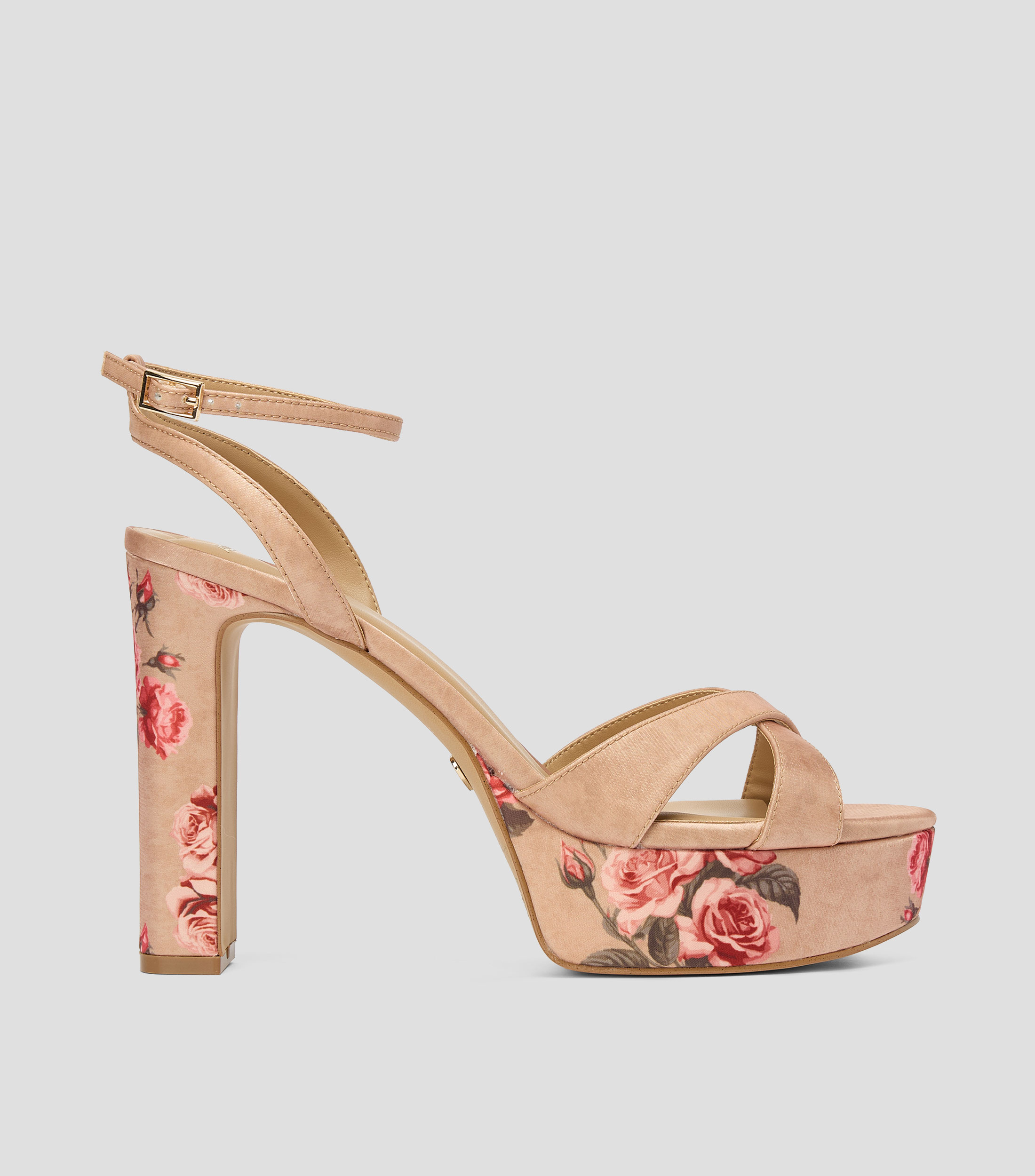 Sandalias tacón alto ancho Rosine Mujer