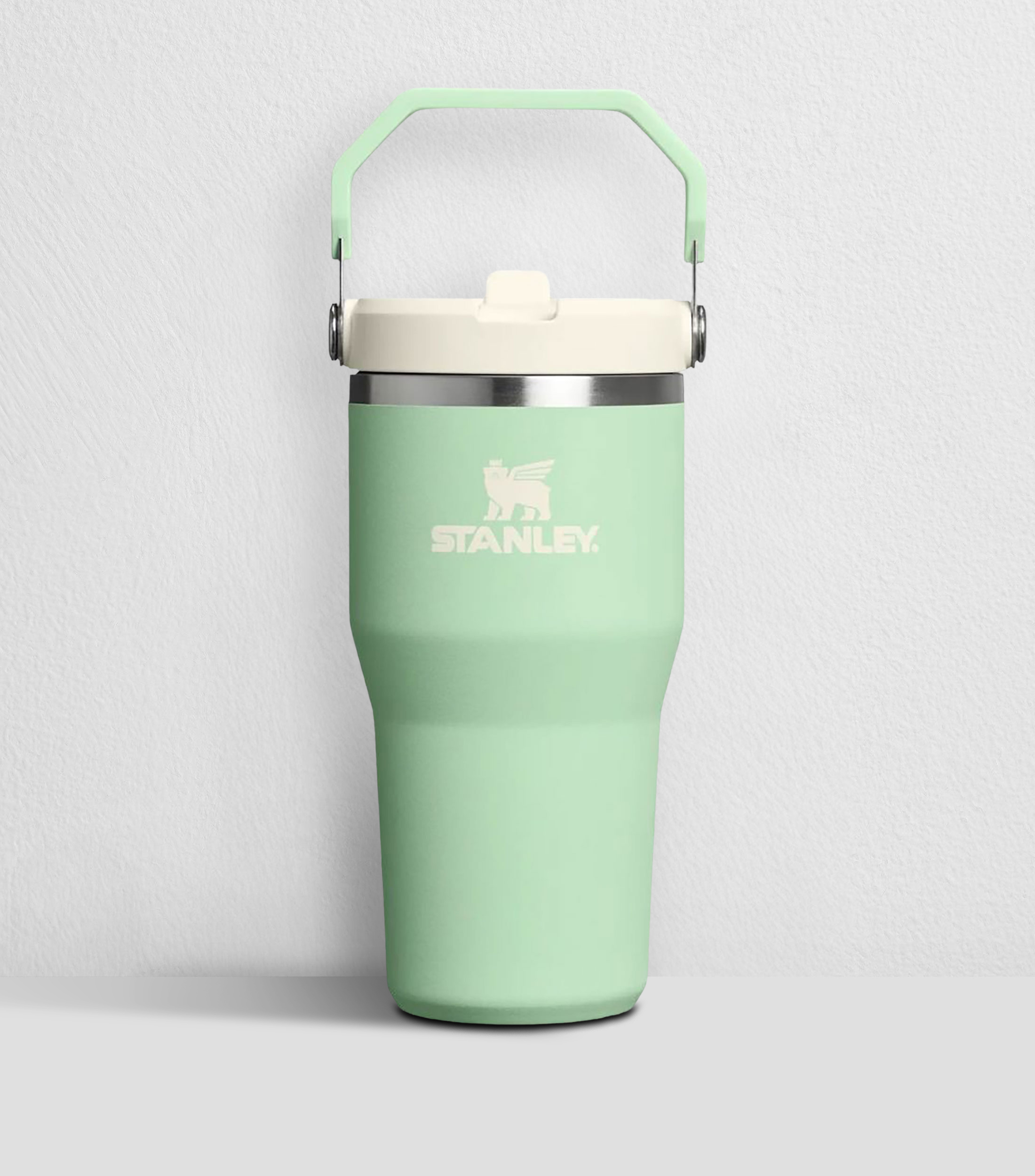 Termo Stanley Quencher Verde Acero Inoxidable con Popote, 591ml