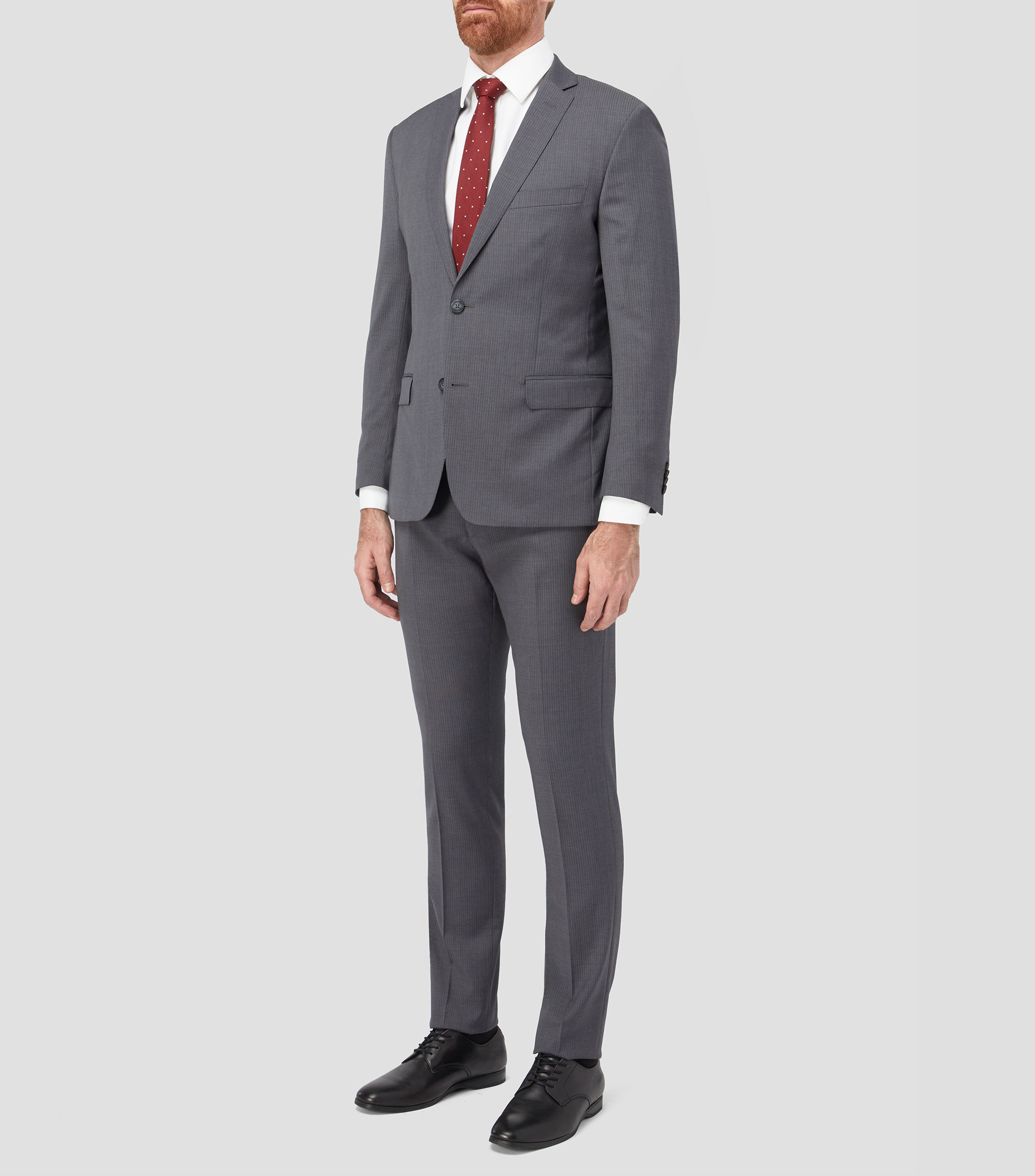 Traje de corte tailored con rayas Hombre