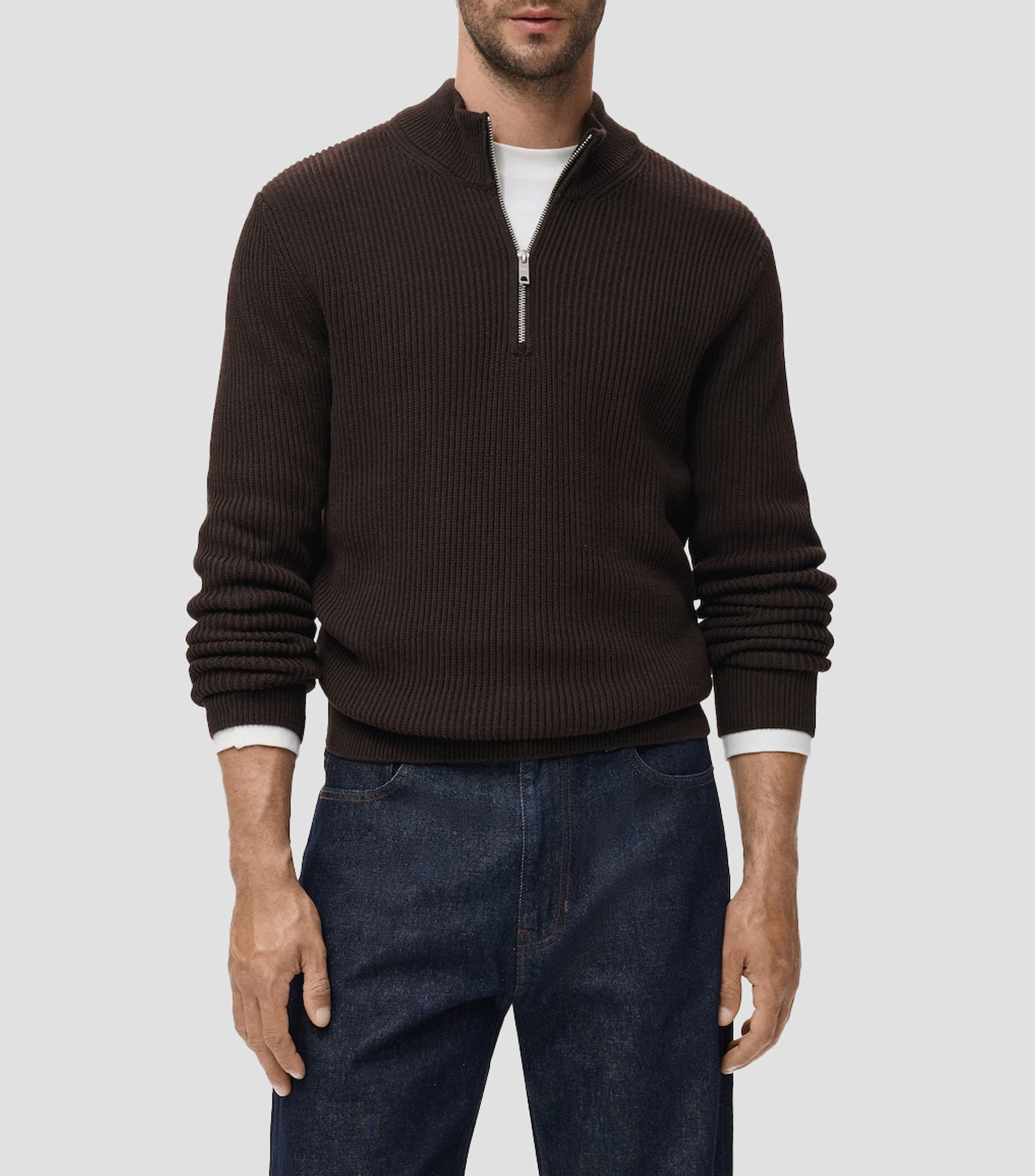 Suéter cuello perkins Hombre