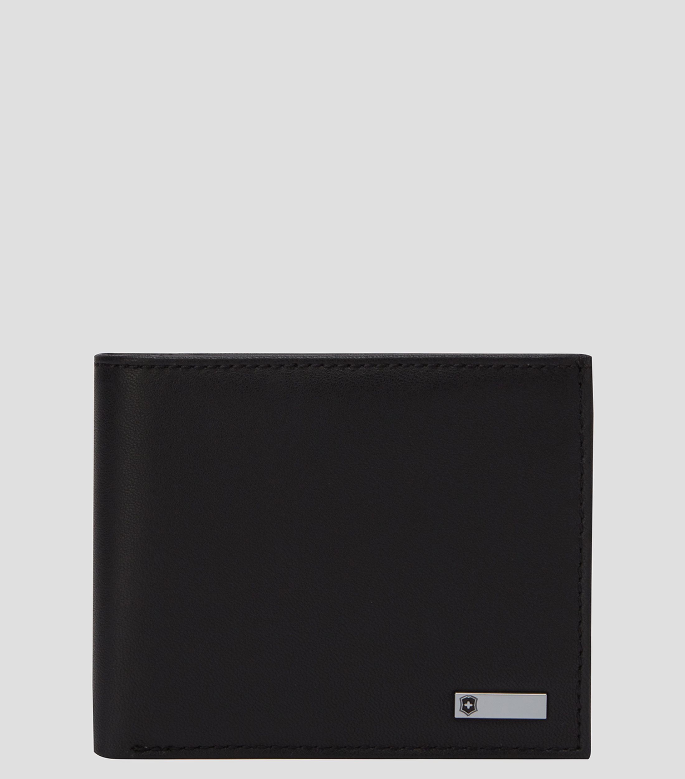 Cartera Bifold Negra en Piel Hombre