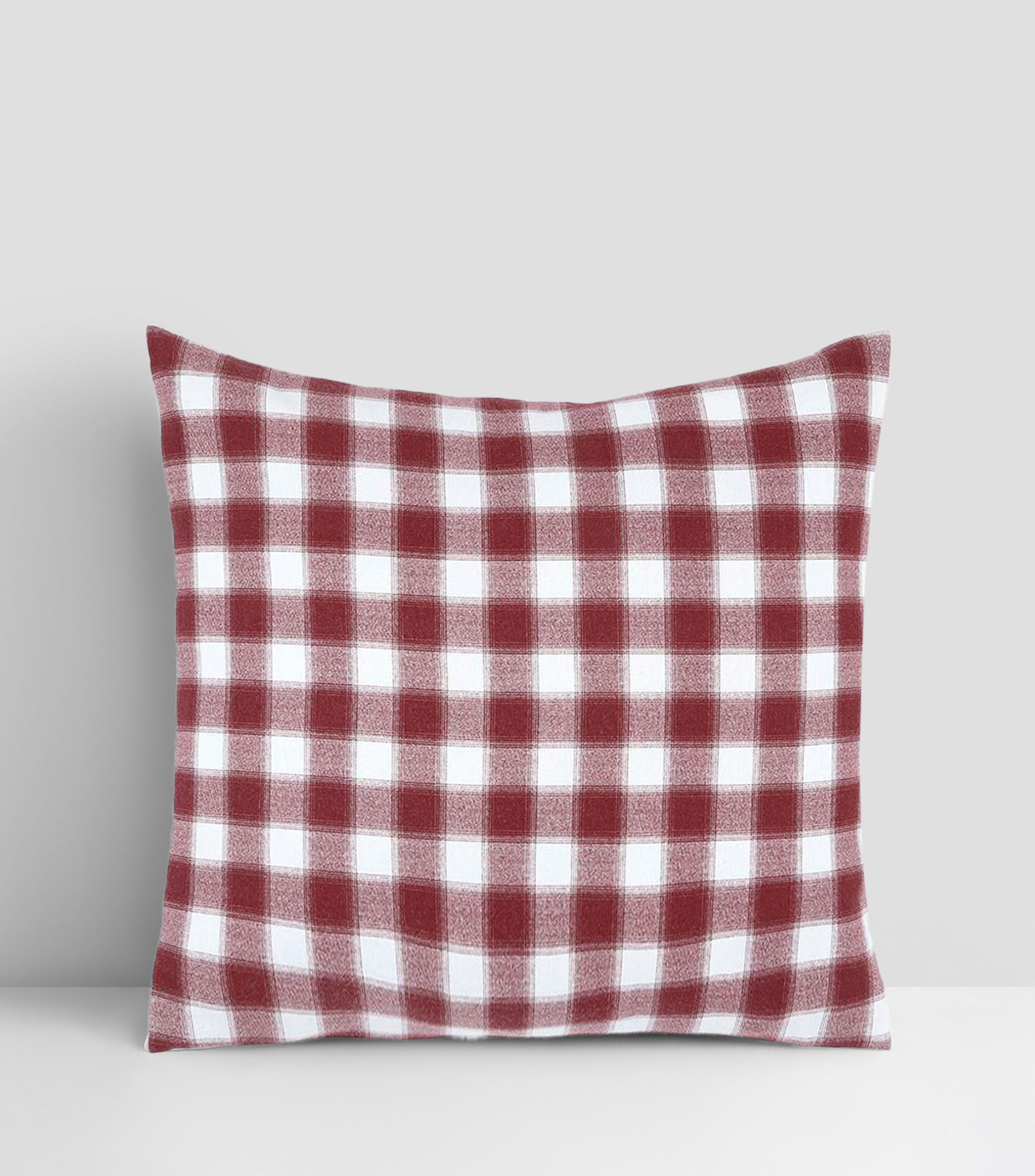 Set 2 cojines decorativos Euston rojo con blanco