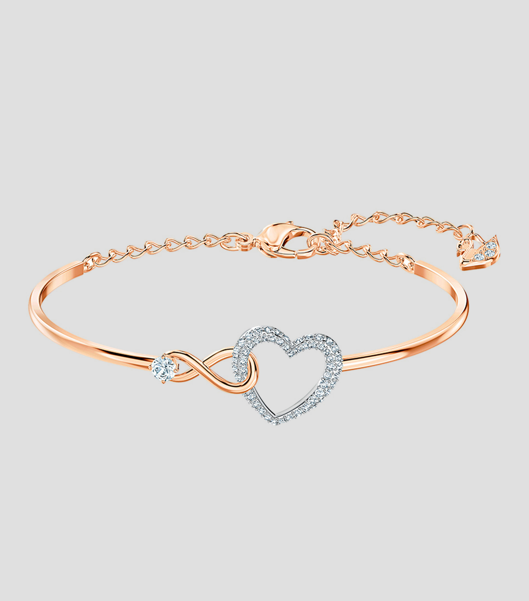 Brazalete con cristales Infinity Heart Mujer
