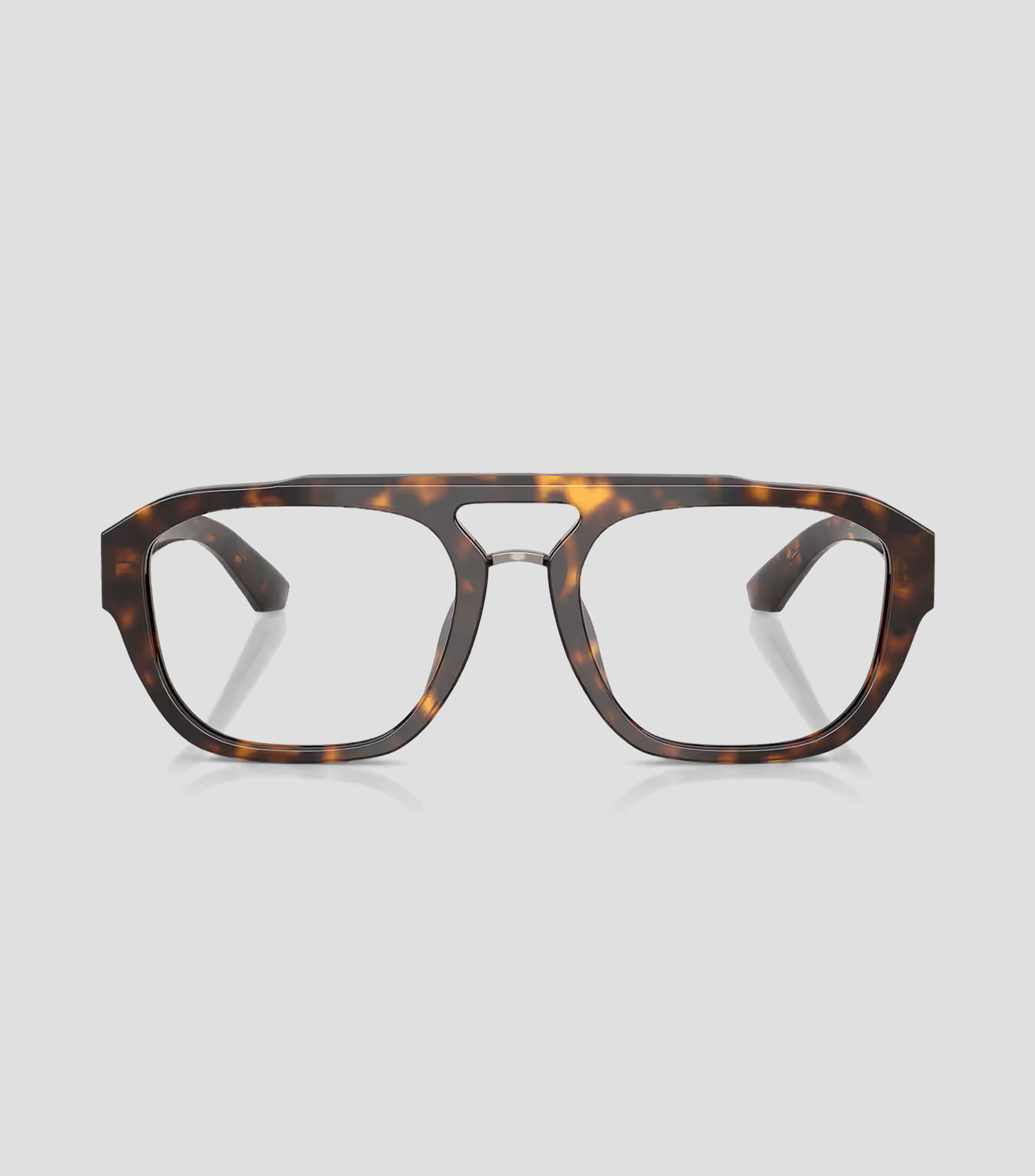 Lentes oftálmicos aviador marrón Unisex