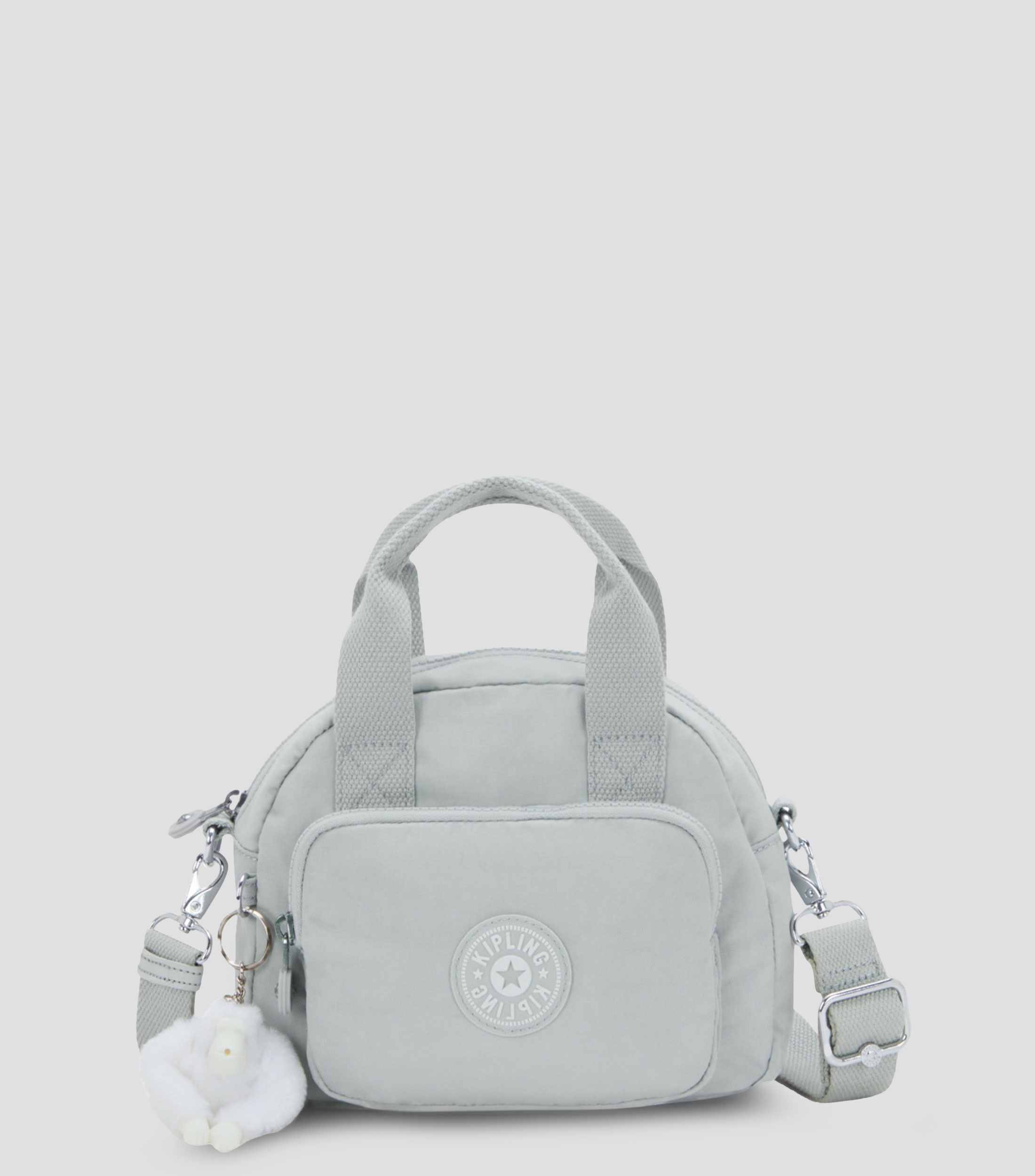 Bolsa satchel gris Mini Defea lisa Niña