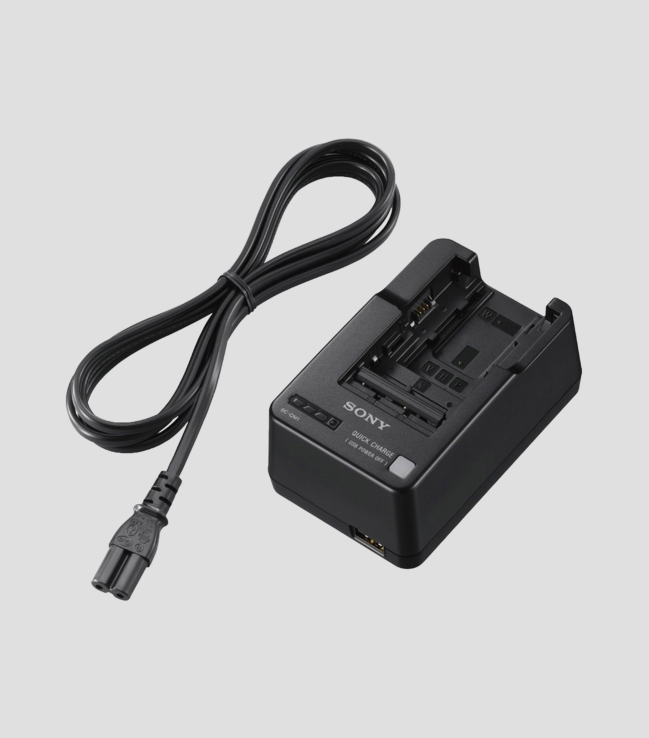 Cargador de batería para handycam BC-QM1