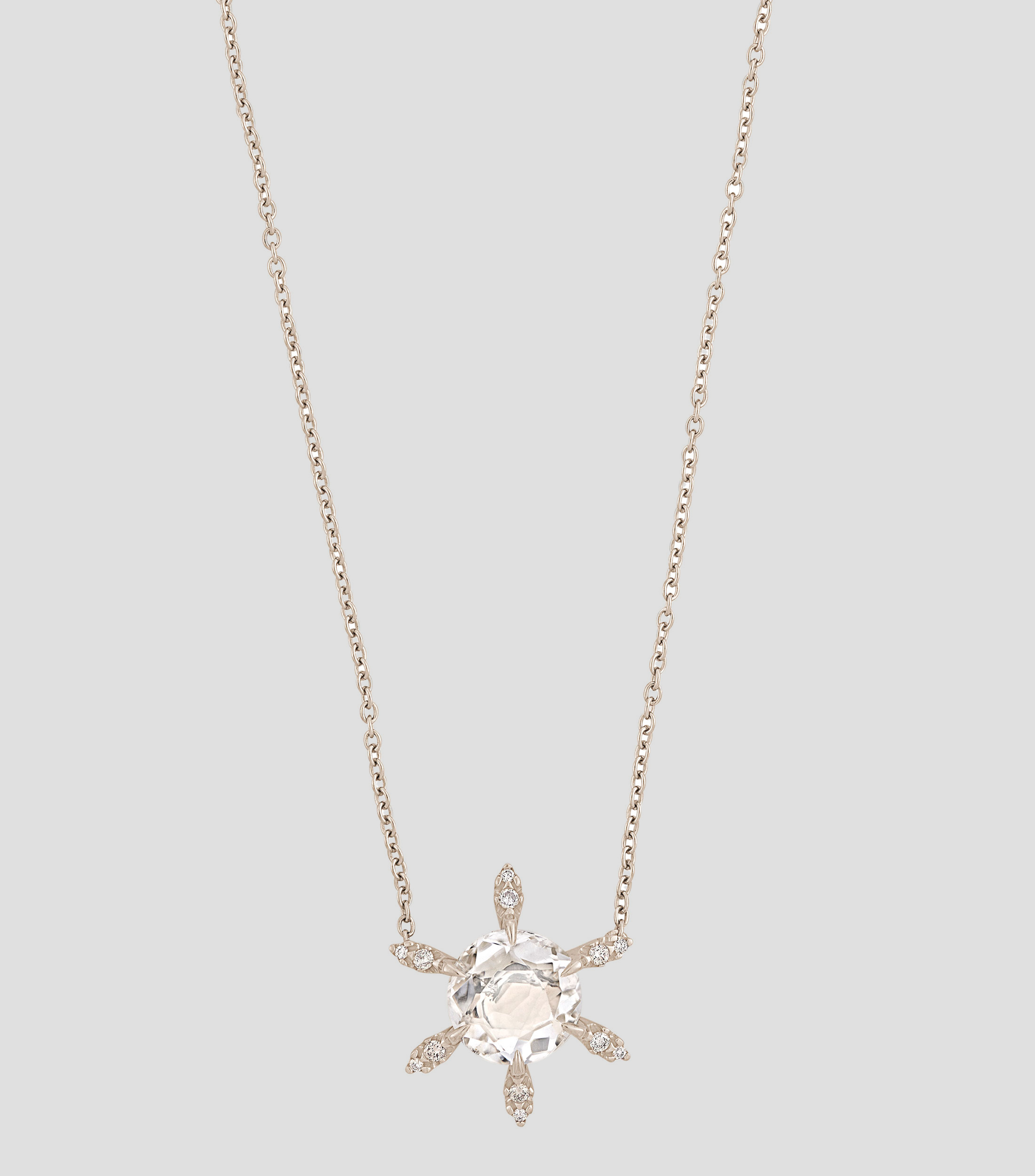 Collar en oro blanco de 18 kilates Gravity Gravity Mujer