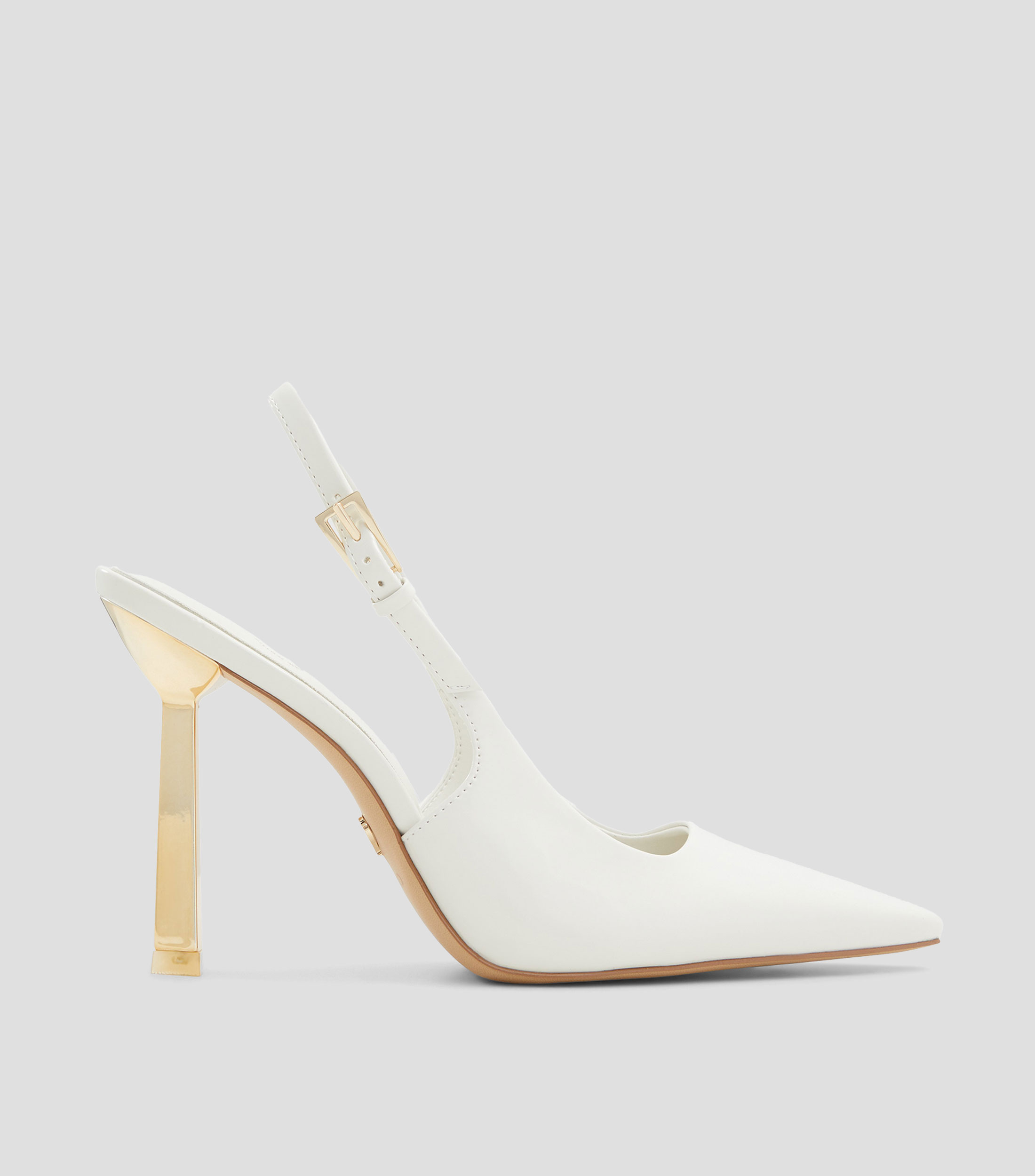 Zapatillas Slingback con tacón alto delgado Mujer
