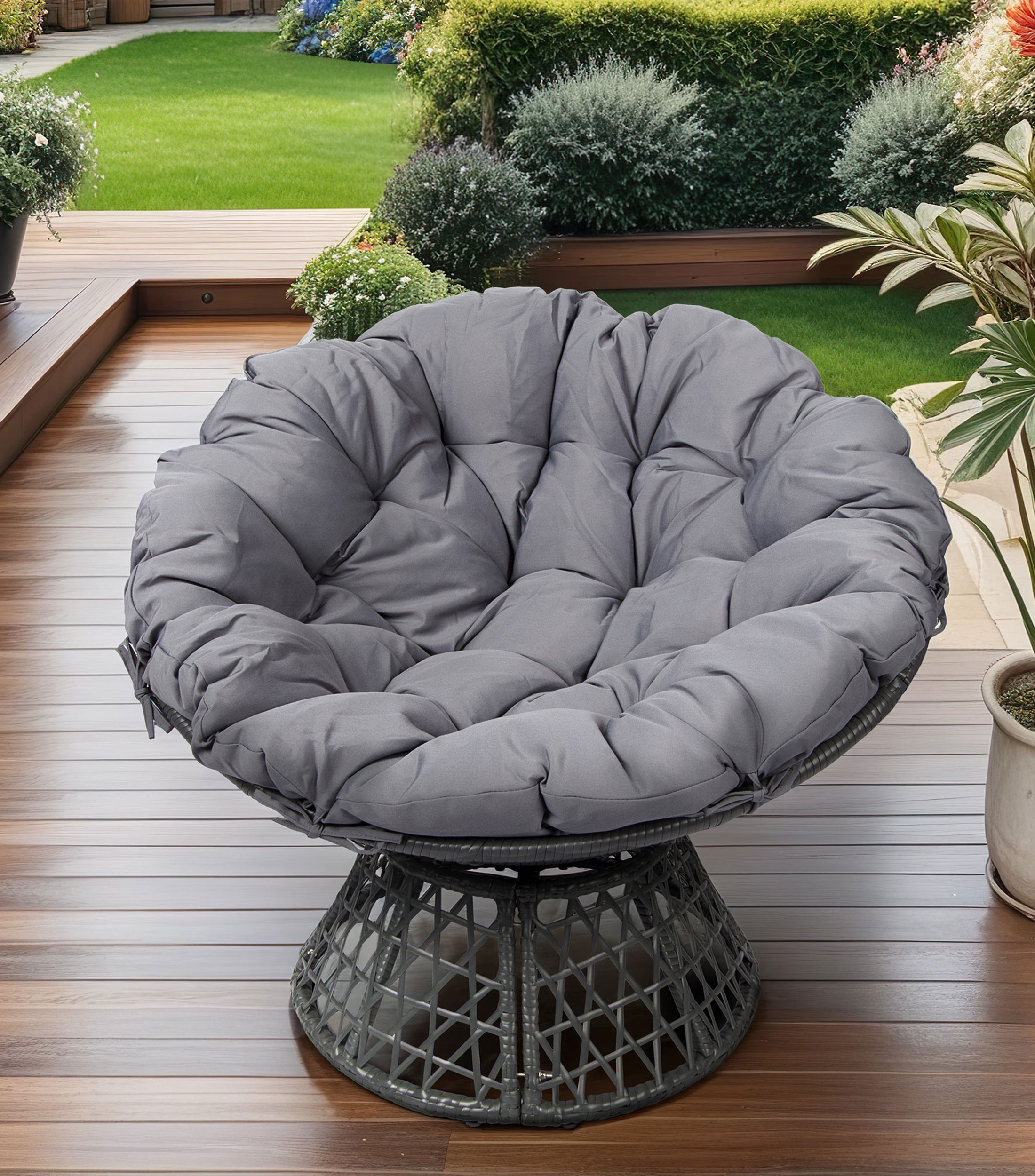 Silla giratoria en acero