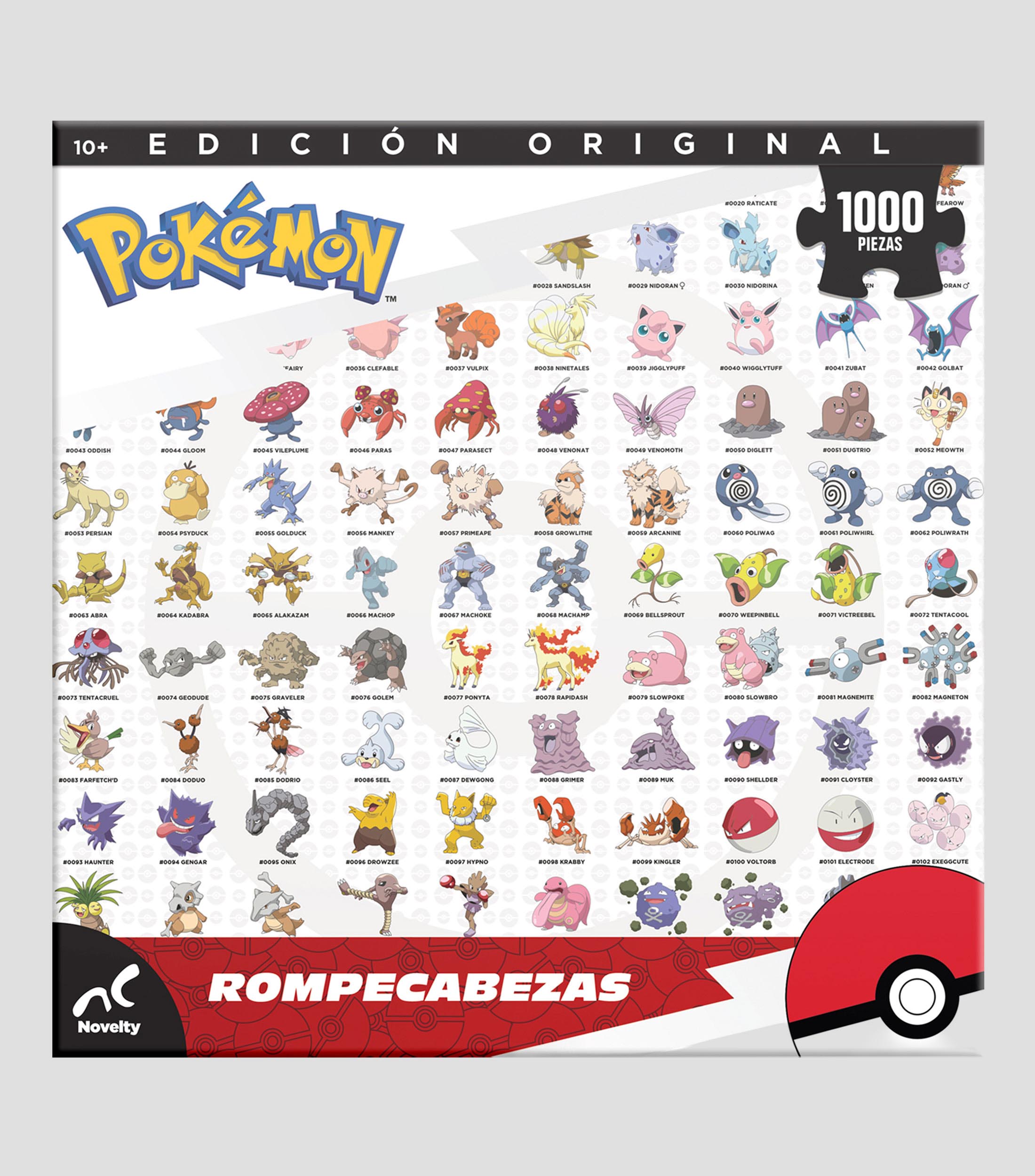 Rompecabezas Pokémon 1000 piezas
