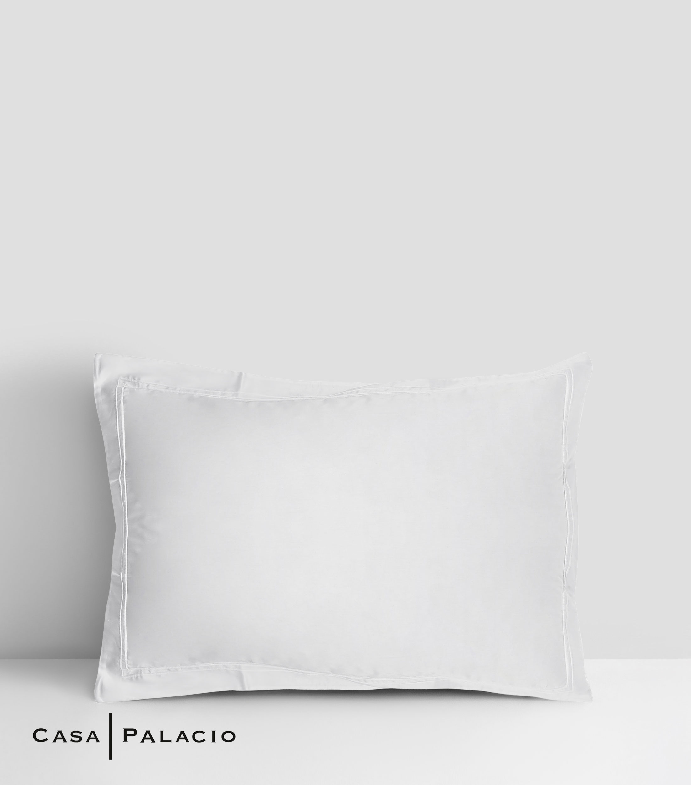 Funda para almohada Estándar en algodón orgánico Triomphe blanca