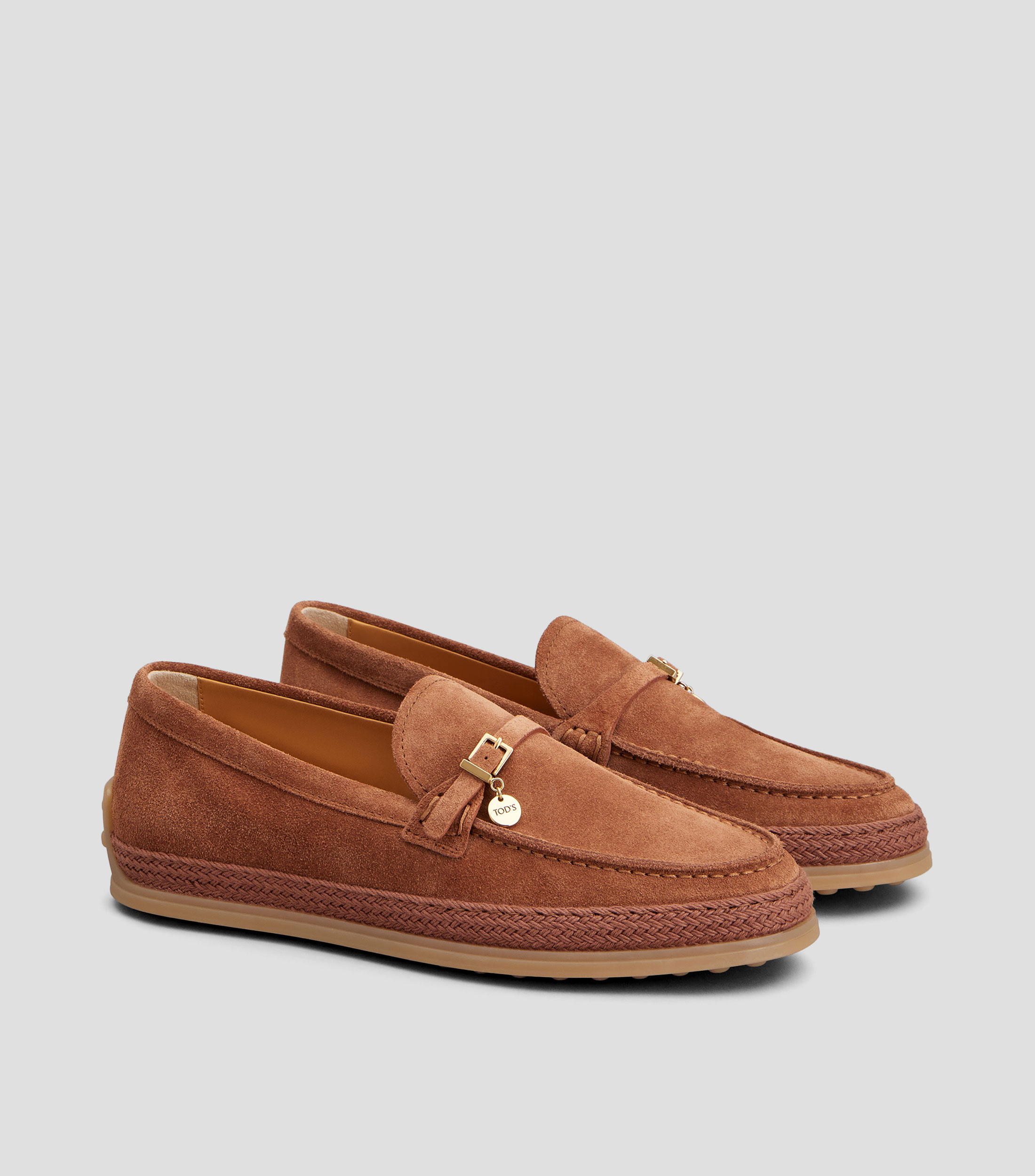 Zapatos casuales derby Gomma Rafia 92K en piel Mujer